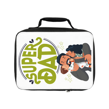 Super Dad Lunch Bag - Perfect Gift for Father’s Day, Work or School Use, Stylish Insulated Tote for Dads, Family Outings, Back to School