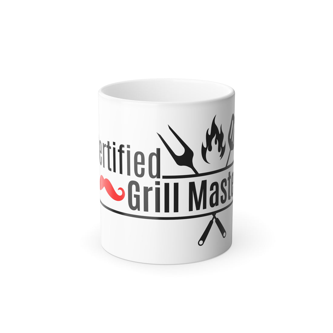 Certified Grill Master Color Morphing Mug - Perfect Gift for BBQ Lovers, Unique Coffee Cup, Father's Day Gift, Custom Drinkware, Home [...]
