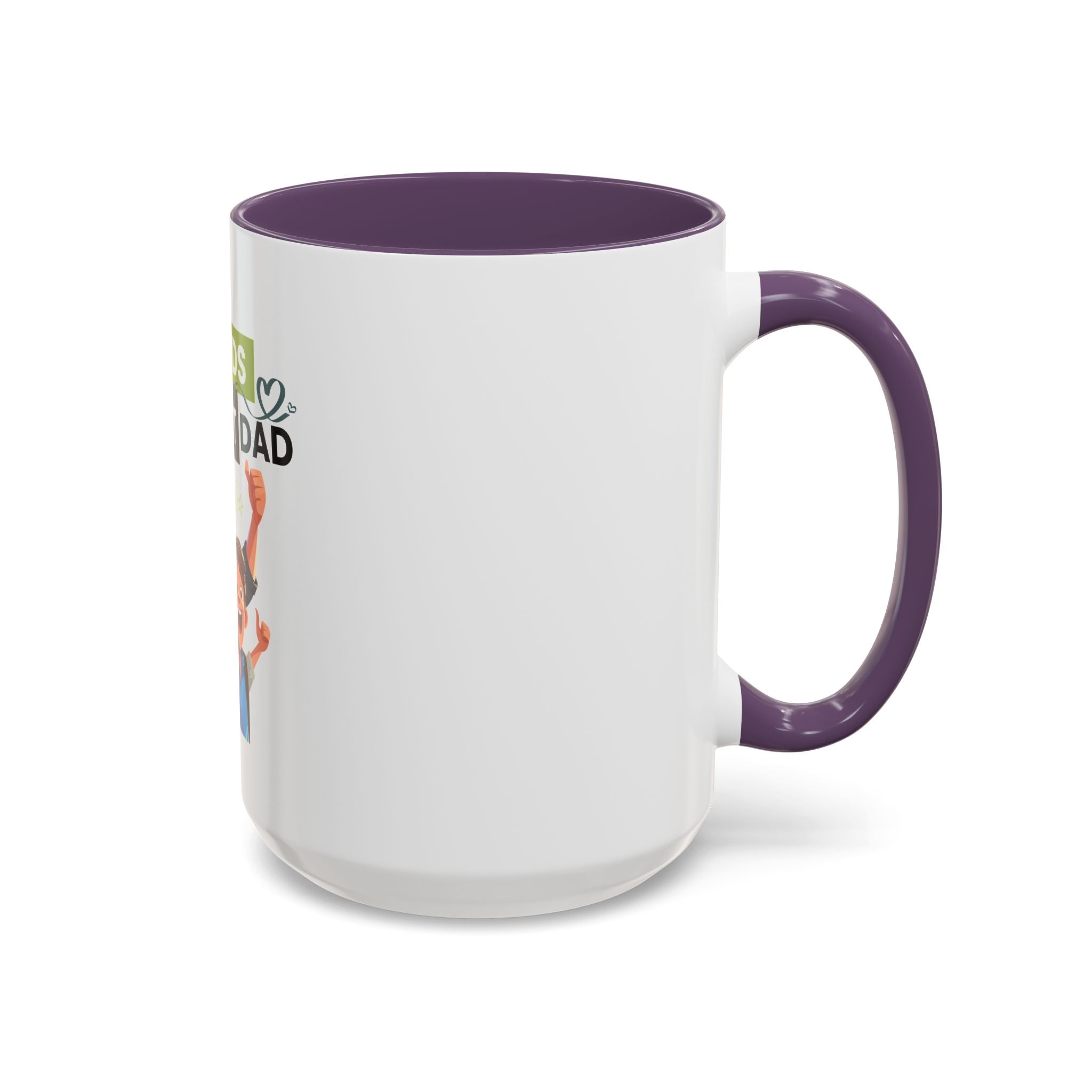 World's Okayest Dad Accent Coffee Mug, Funny Gift for Father's Day, Dad Coffee Cup, Family Gift, Dad's Birthday Mug