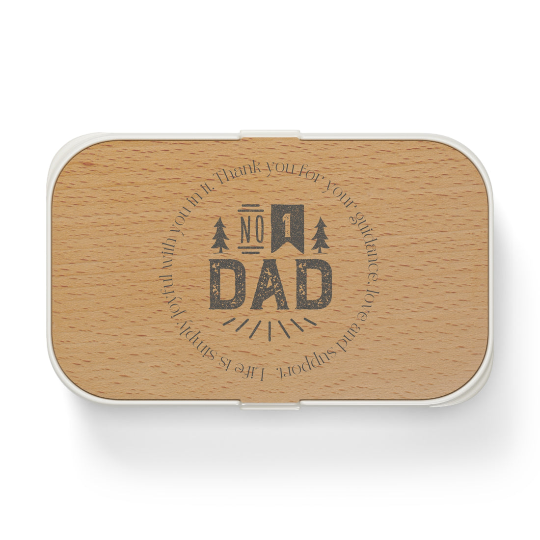 Eco-Friendly Bento Lunch Box for Dads | Customizable Meal Prep Container | Perfect Gift for Father’s Day, Picnics, Work Lunches