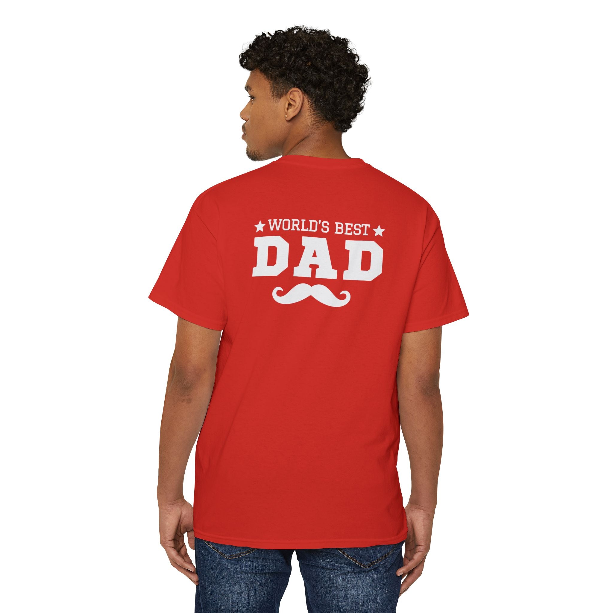 World's Best Dad Pocket Tee, Unisex Cotton Shirt for Father's Day, Casual Gift for Dads, Perfect Dad Apparel, Cool Family Outfit
