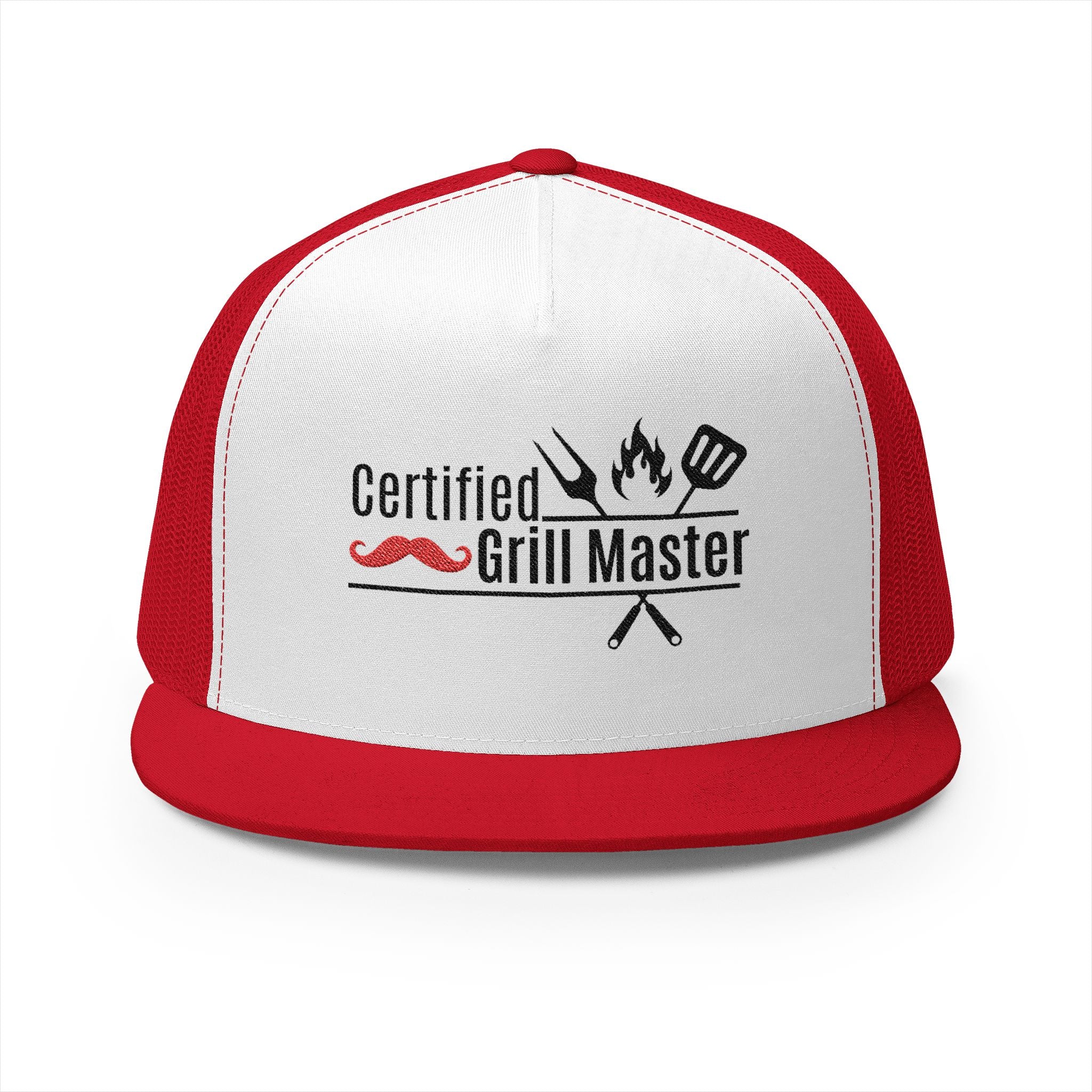 Certified Grill Master Trucker Cap | Perfect for BBQs, Father's Day, Bartenders, Outdoor Events | Gift for Grill Enthusiasts, Foodies