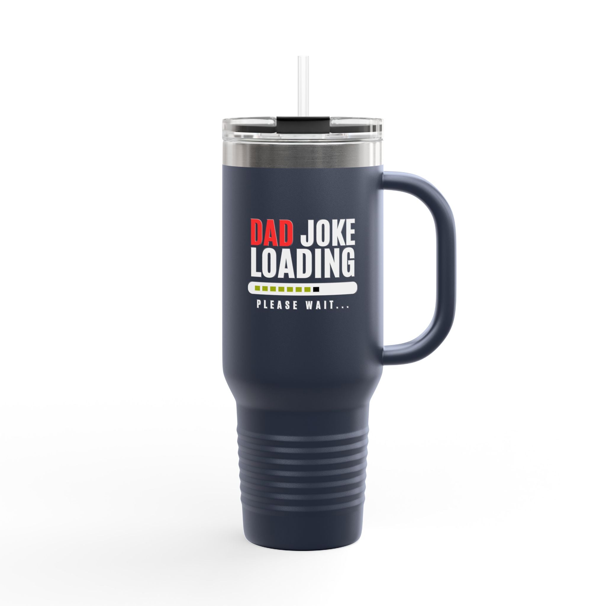 Dad Joke Loading Insulated Travel Mug - Perfect for Gifts, Camping, Road Trips, Coffee Lovers, Funny Dad Mug