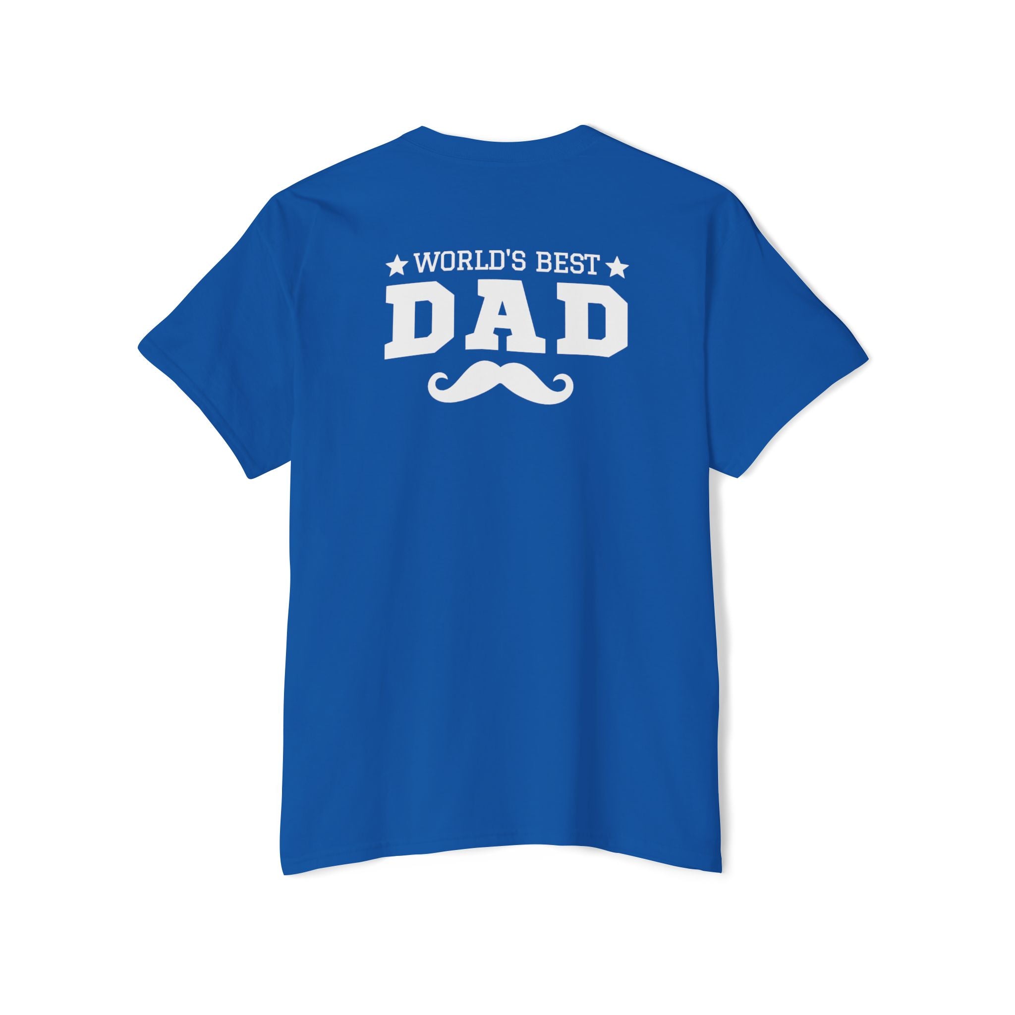 World's Best Dad Pocket Tee, Unisex Cotton Shirt for Father's Day, Casual Gift for Dads, Perfect Dad Apparel, Cool Family Outfit