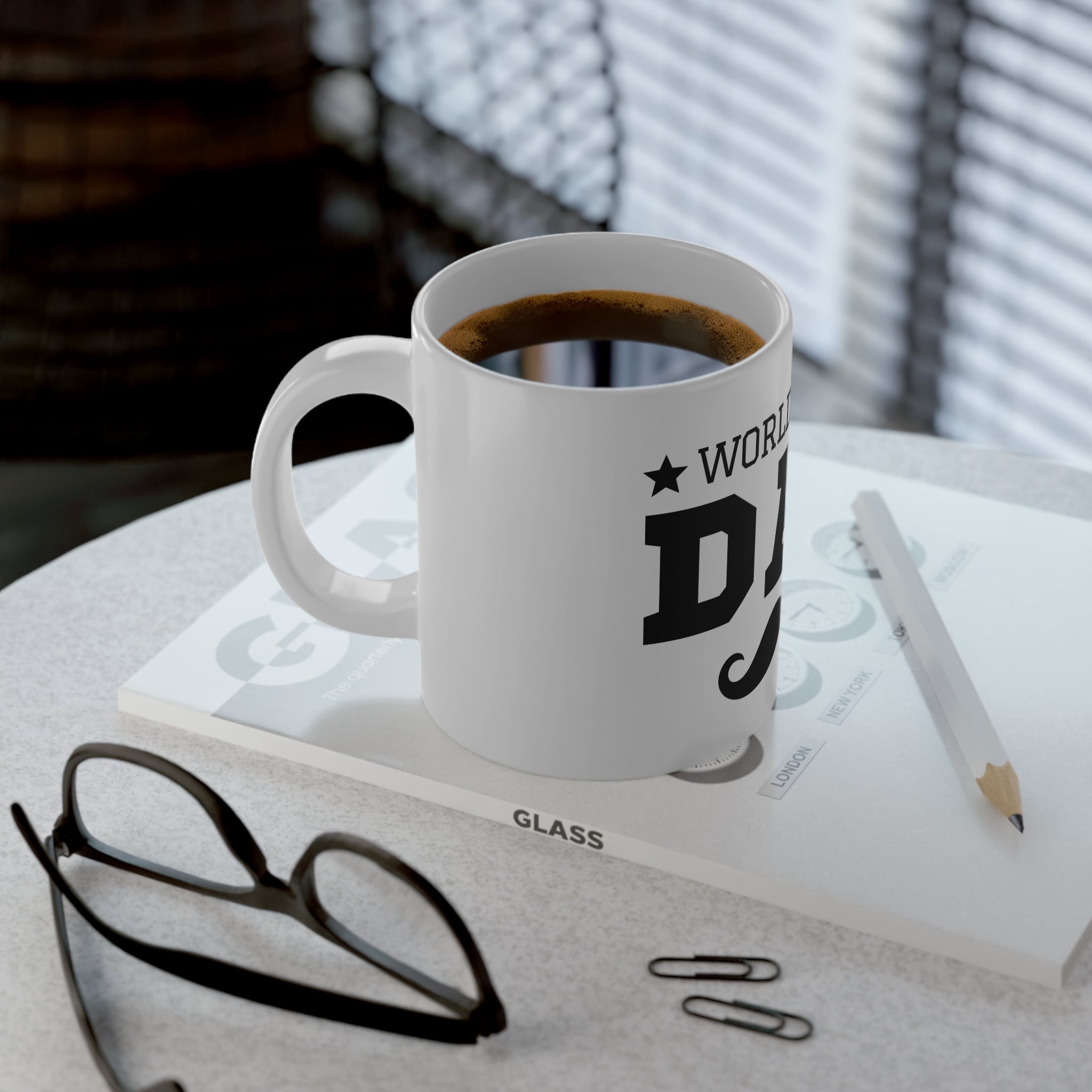 World's Best Dad Jumbo Mug | 20oz Coffee Cup, Gift for Father's Day, Birthday Mug, Dad's Special Occasion Drinkware, Funny Dad Mug