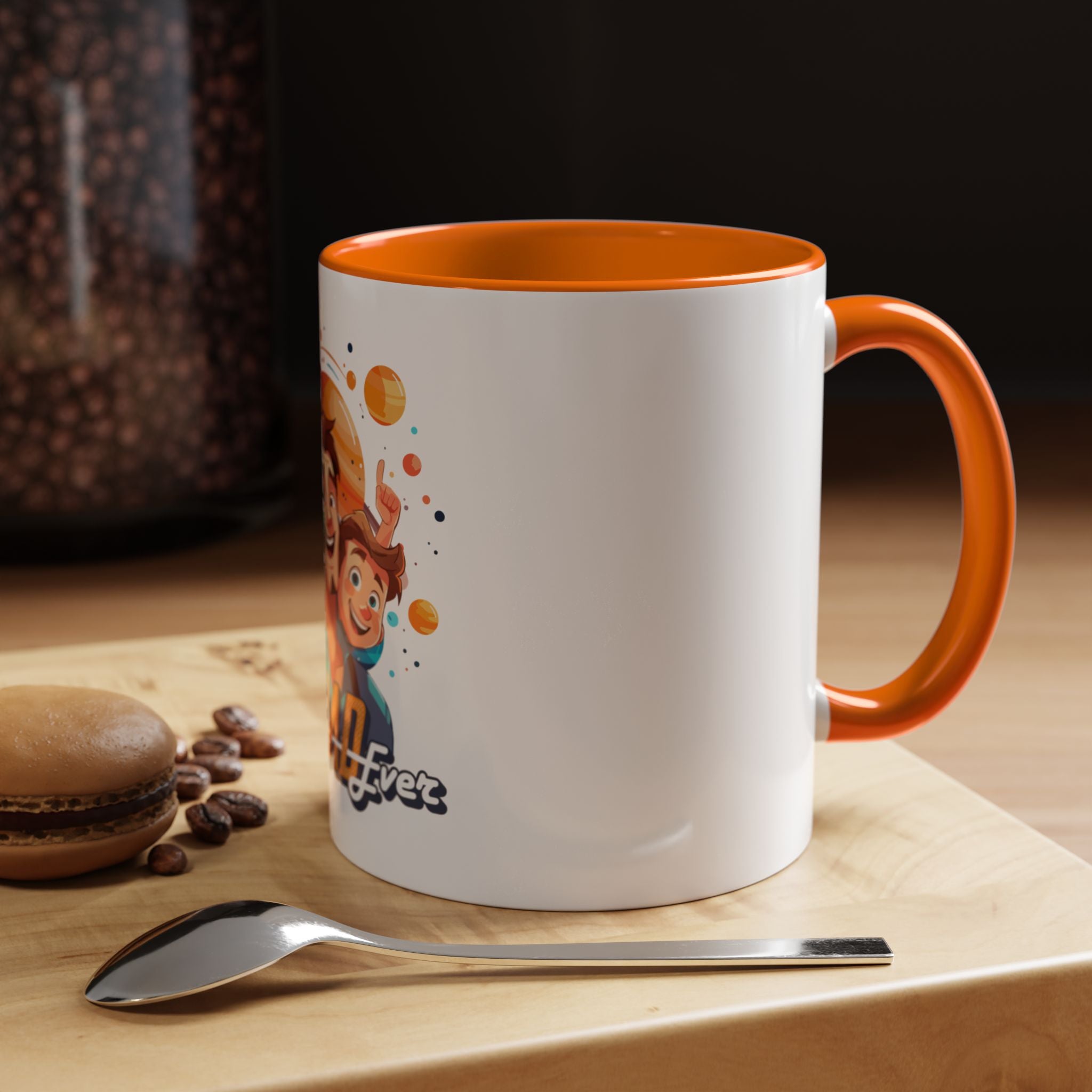 Best Dad Ever Accent Coffee Mug - Fun Gift for Father's Day, Birthday, Coffee Lovers, Home Office, Unique Dad Gifts