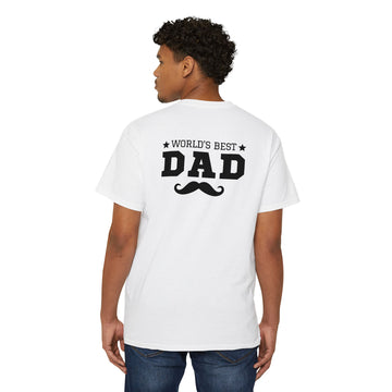 World's Best Dad Pocket Tee - Unisex Cotton T-Shirt, Father's Day Gift, Dad Appreciation, Casual Style, Family Reunion Top