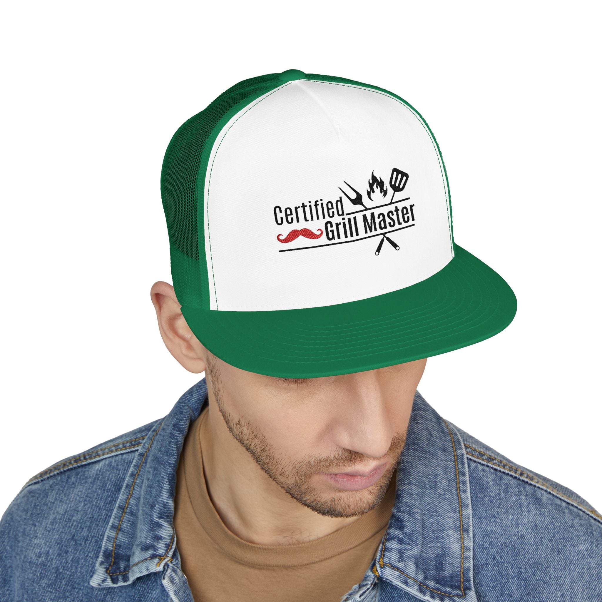 Certified Grill Master Trucker Cap | Perfect for BBQs, Father's Day, Bartenders, Outdoor Events | Gift for Grill Enthusiasts, Foodies