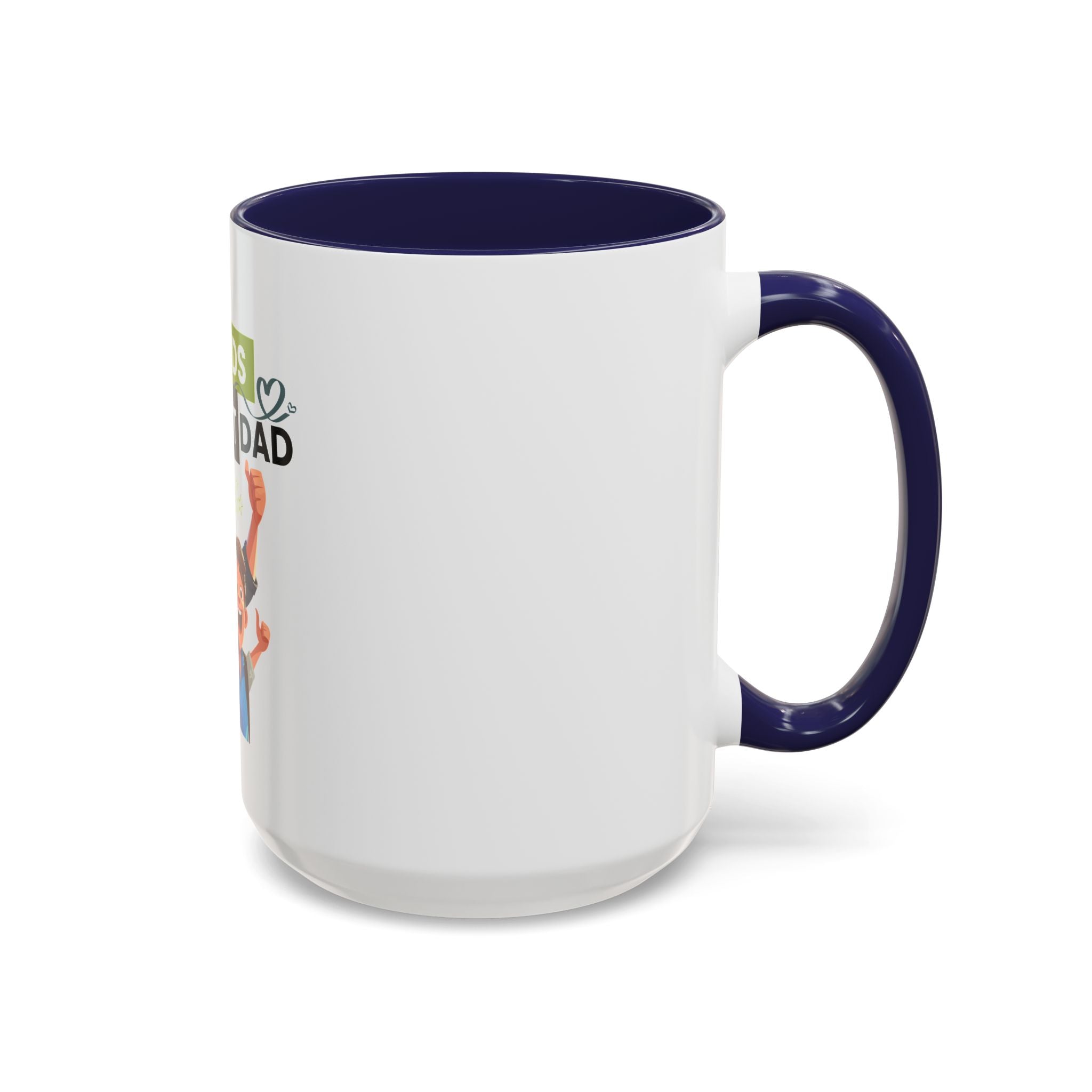 World's Okayest Dad Accent Coffee Mug, Funny Gift for Father's Day, Dad Coffee Cup, Family Gift, Dad's Birthday Mug