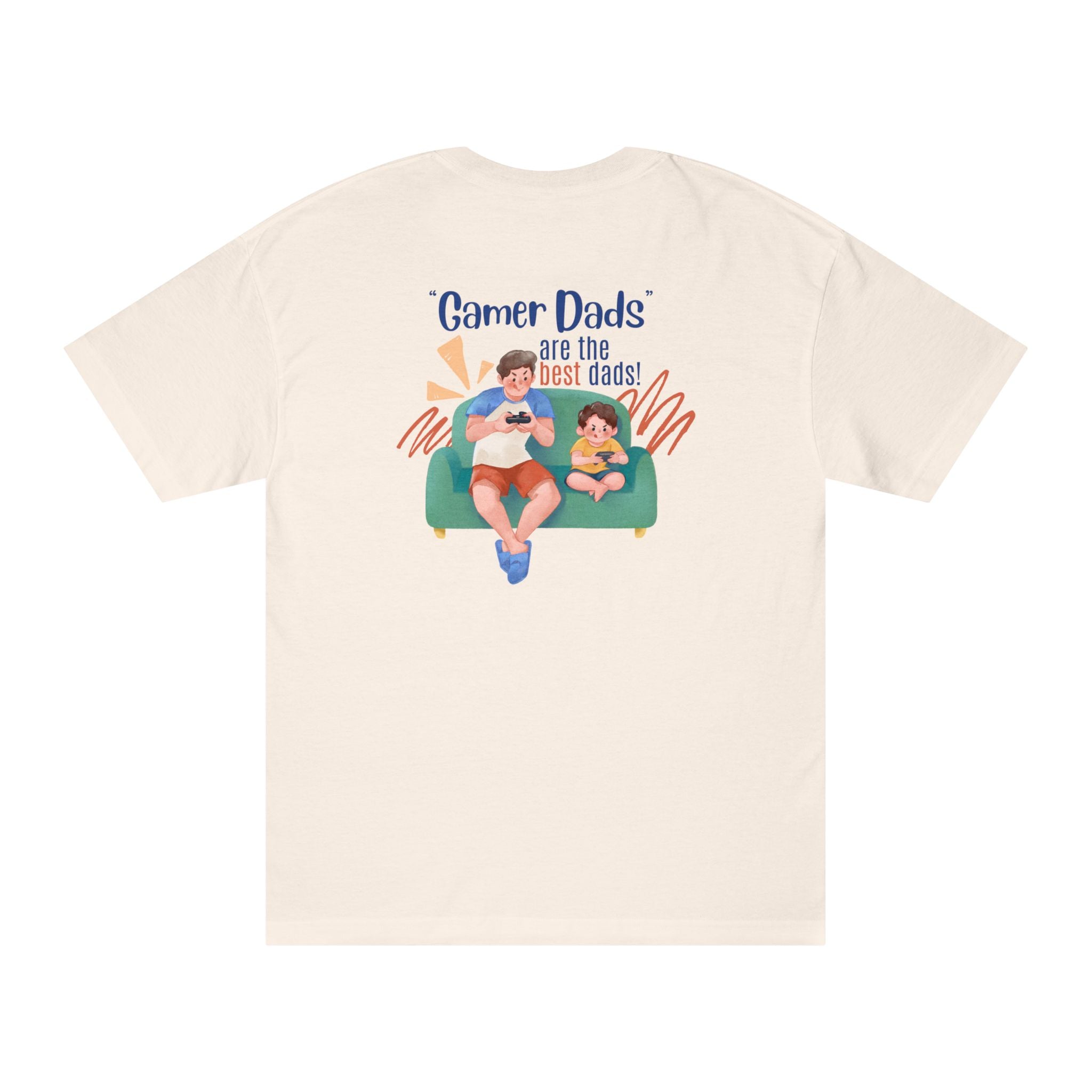 Gamer Dads Unisex Classic Tee - Perfect Gift for Father's Day, Birthday, Casual Wear, Family Time, Funny Dad Shirt