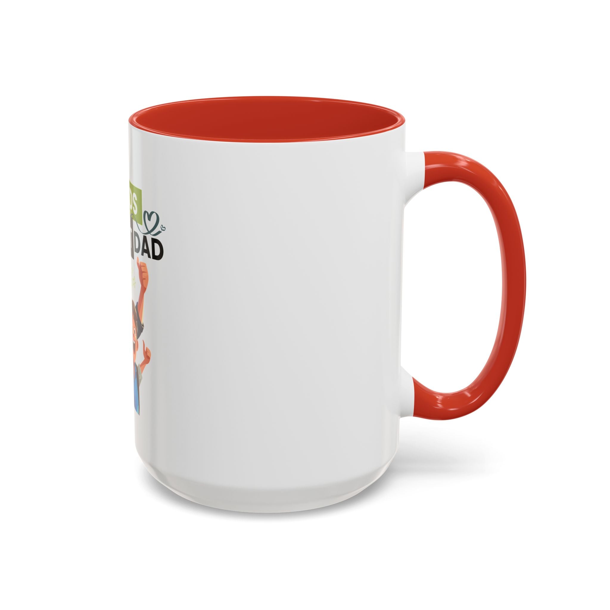 World's Okayest Dad Accent Coffee Mug, Funny Gift for Father's Day, Dad Coffee Cup, Family Gift, Dad's Birthday Mug