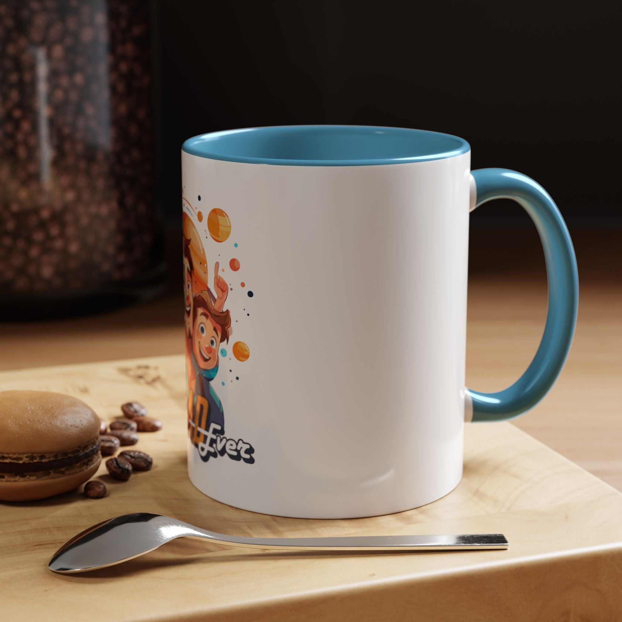 Best Dad Ever Accent Coffee Mug - Fun Gift for Father's Day, Birthday, Coffee Lovers, Home Office, Unique Dad Gifts