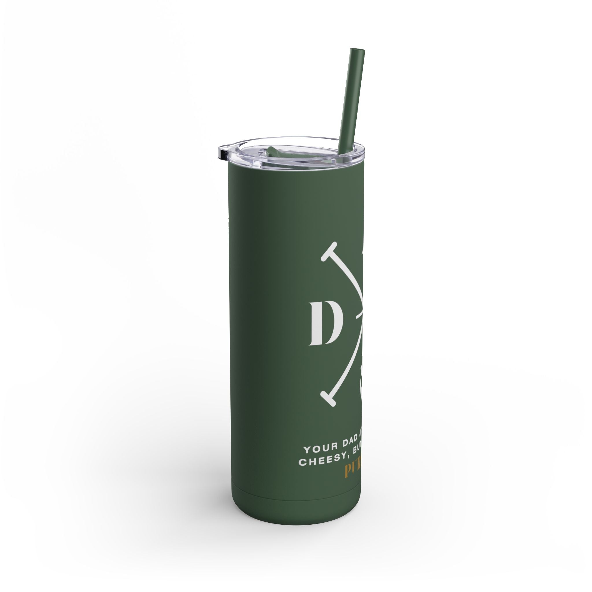 Dad Jokes Matte Tumbler - 20oz, Funny Gift for Dads, Dad Joke Lovers, Unique Travel Mug, Personalized Beverage Cup