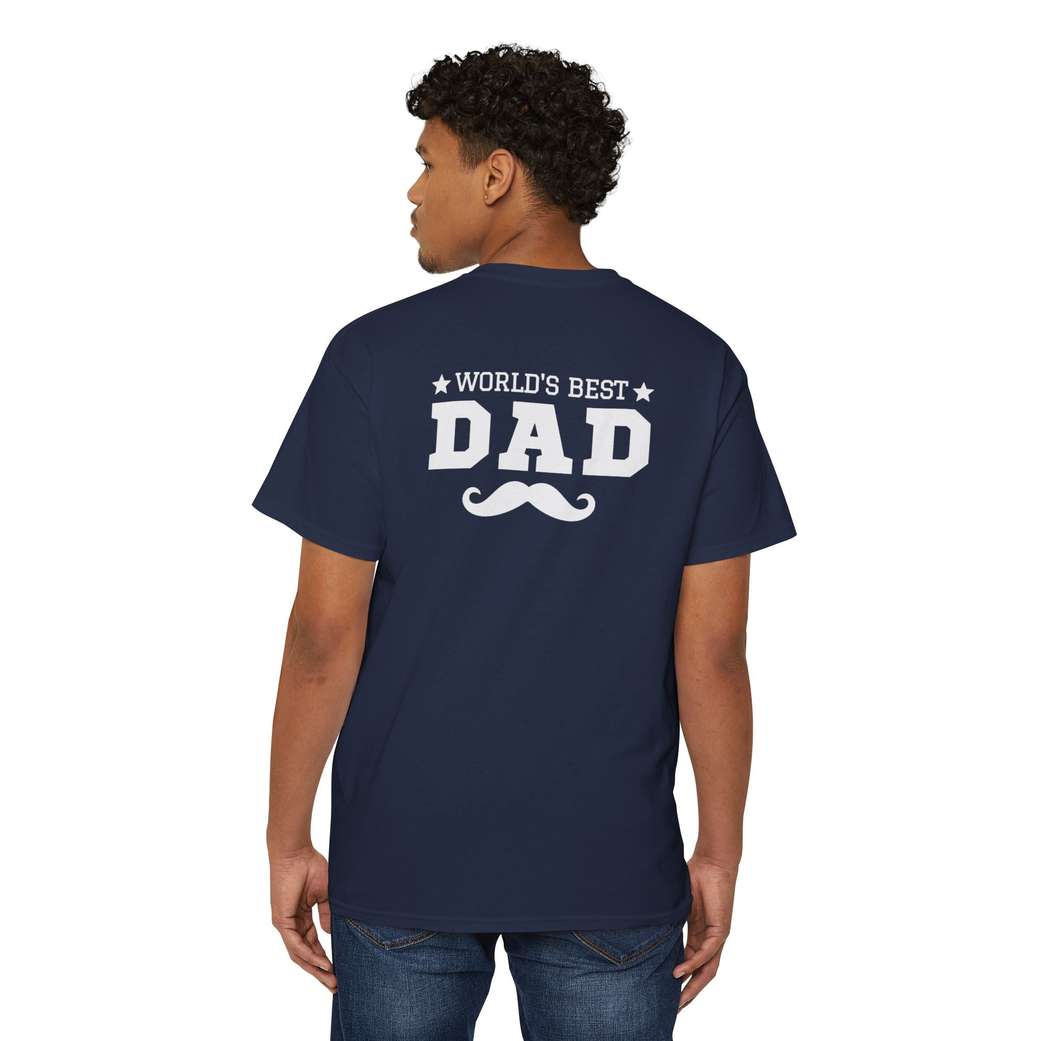 World's Best Dad Pocket Tee, Unisex Cotton Shirt for Father's Day, Casual Gift for Dads, Perfect Dad Apparel, Cool Family Outfit