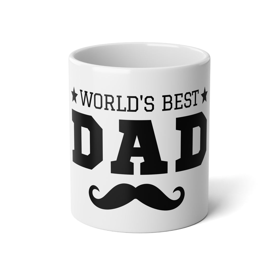 World's Best Dad Jumbo Mug | 20oz Coffee Cup, Gift for Father's Day, Birthday Mug, Dad's Special Occasion Drinkware, Funny Dad Mug