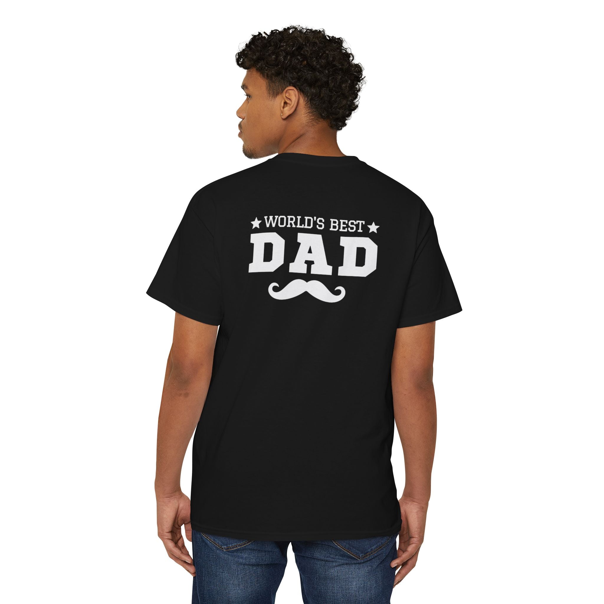 World's Best Dad Pocket Tee, Unisex Cotton Shirt for Father's Day, Casual Gift for Dads, Perfect Dad Apparel, Cool Family Outfit