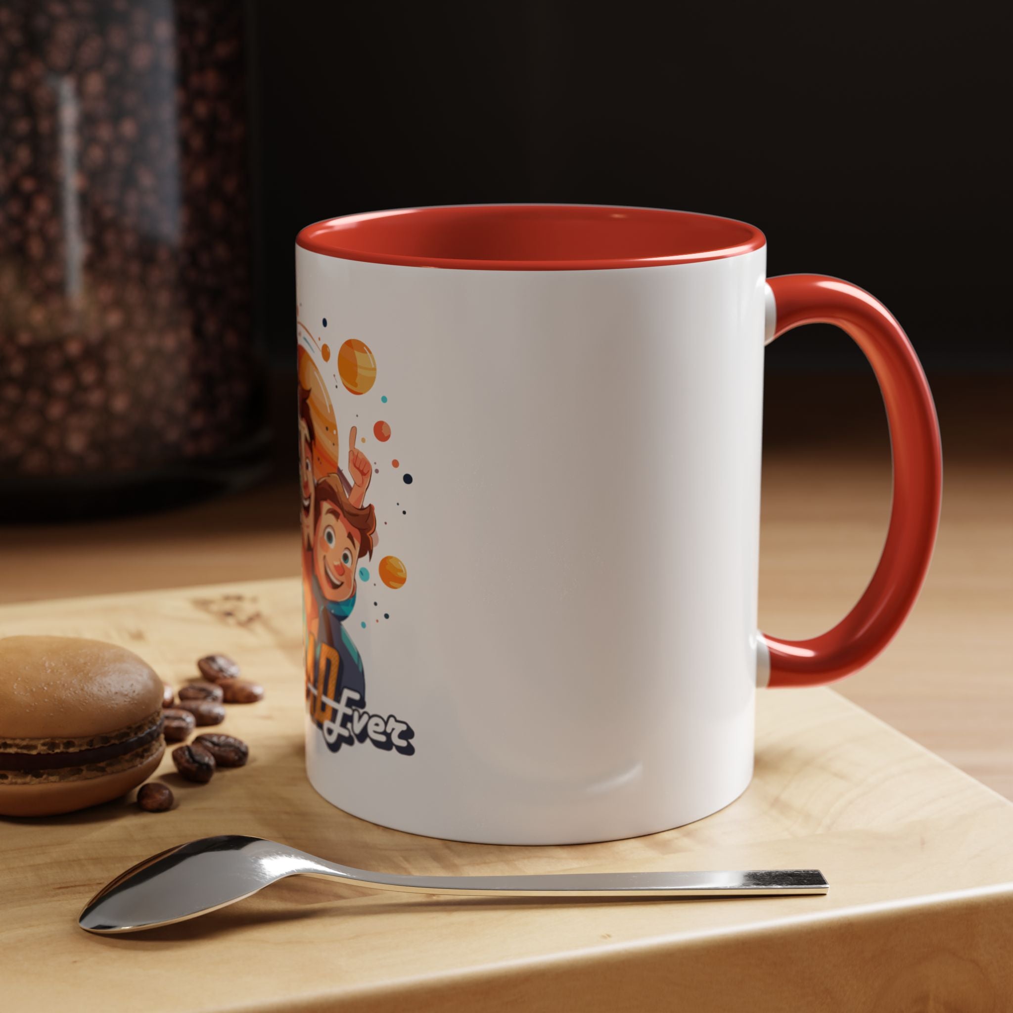 Best Dad Ever Accent Coffee Mug - Fun Gift for Father's Day, Birthday, Coffee Lovers, Home Office, Unique Dad Gifts