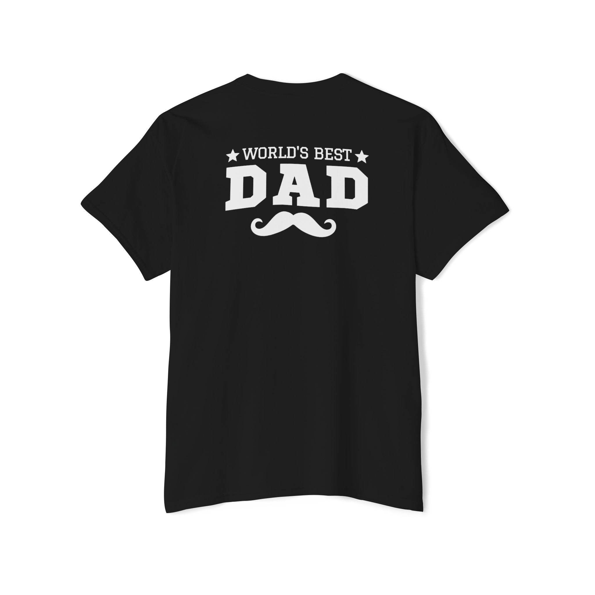 World's Best Dad Pocket Tee, Unisex Cotton Shirt for Father's Day, Casual Gift for Dads, Perfect Dad Apparel, Cool Family Outfit