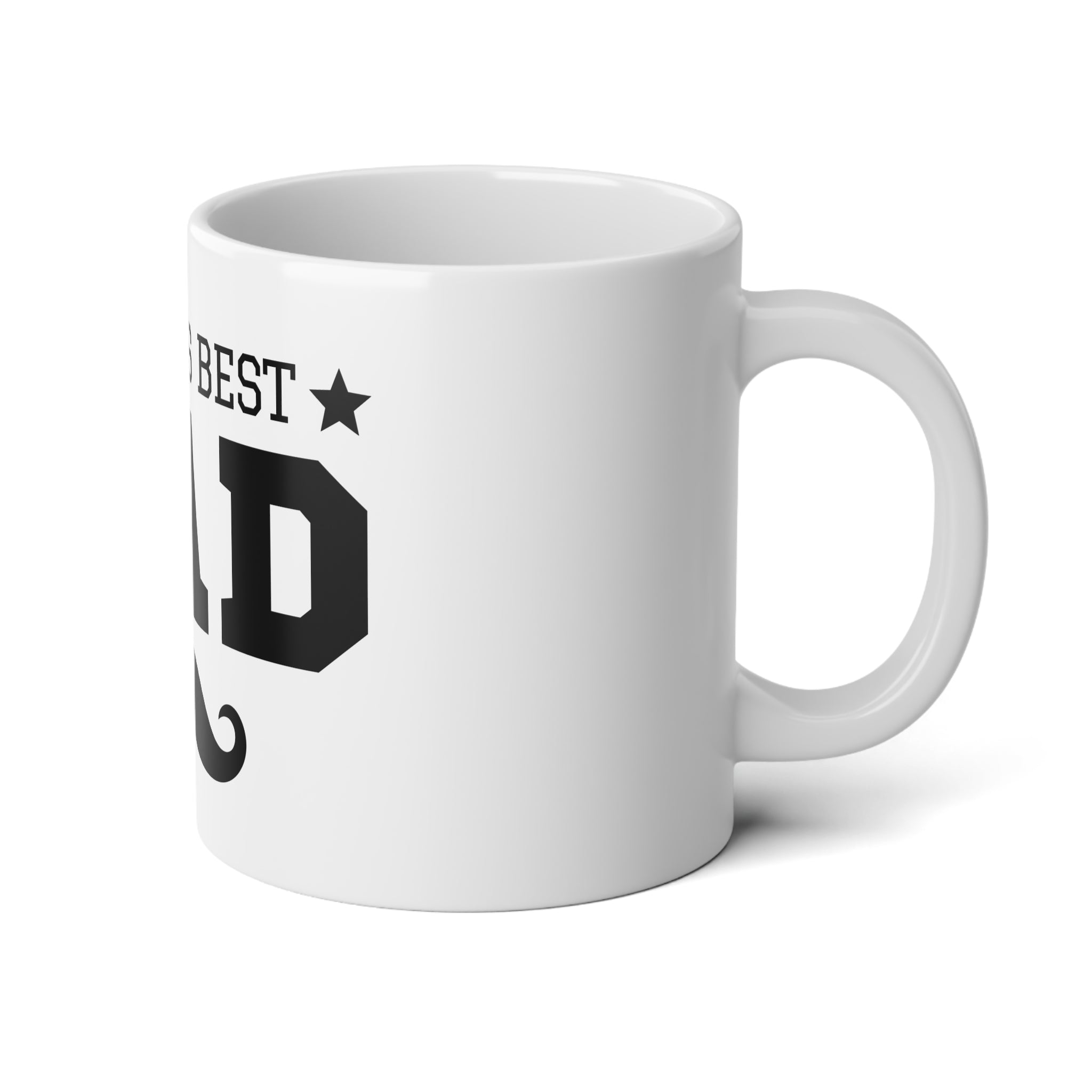 World's Best Dad Jumbo Mug | 20oz Coffee Cup, Gift for Father's Day, Birthday Mug, Dad's Special Occasion Drinkware, Funny Dad Mug