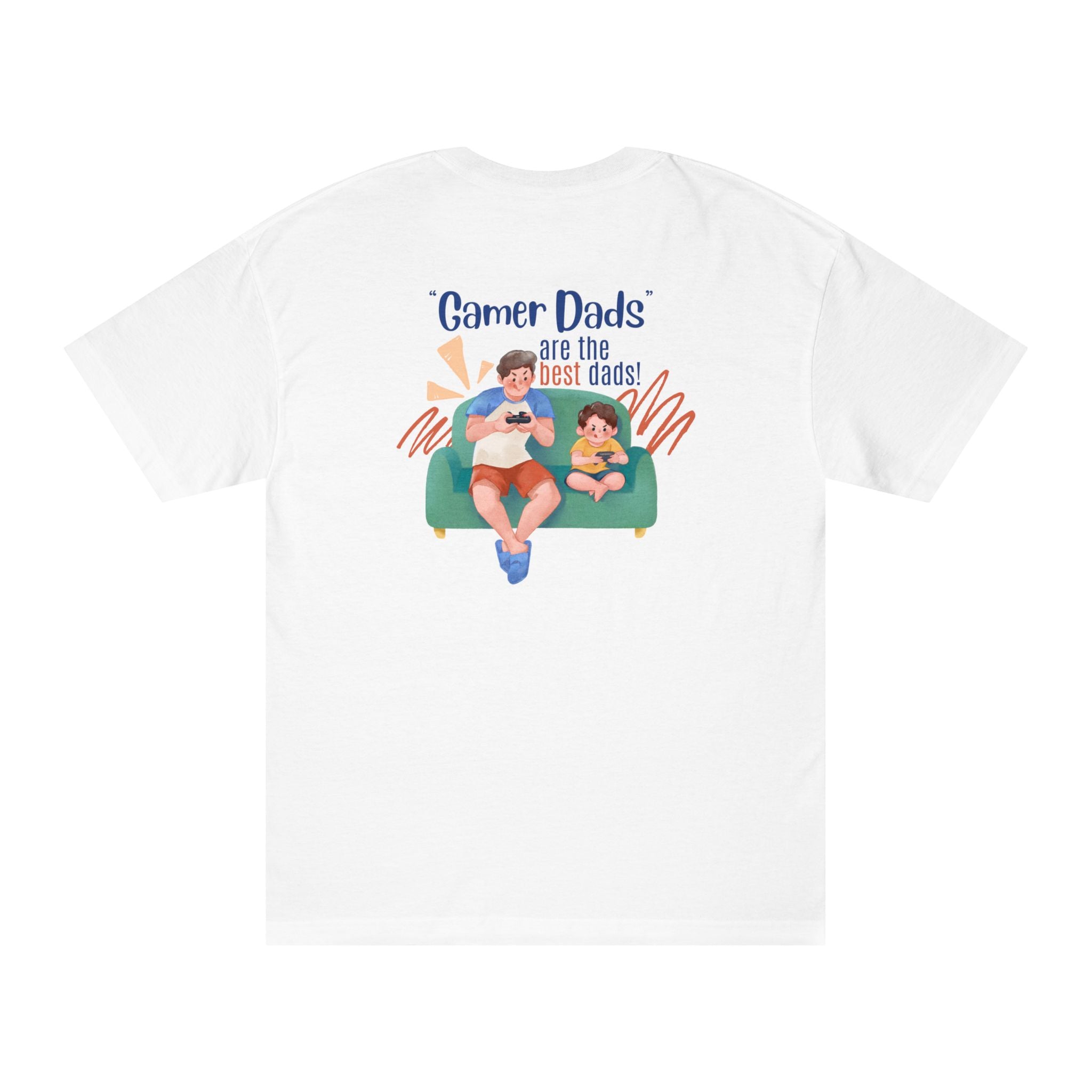Gamer Dads Unisex Classic Tee - Perfect Gift for Father's Day, Birthday, Casual Wear, Family Time, Funny Dad Shirt