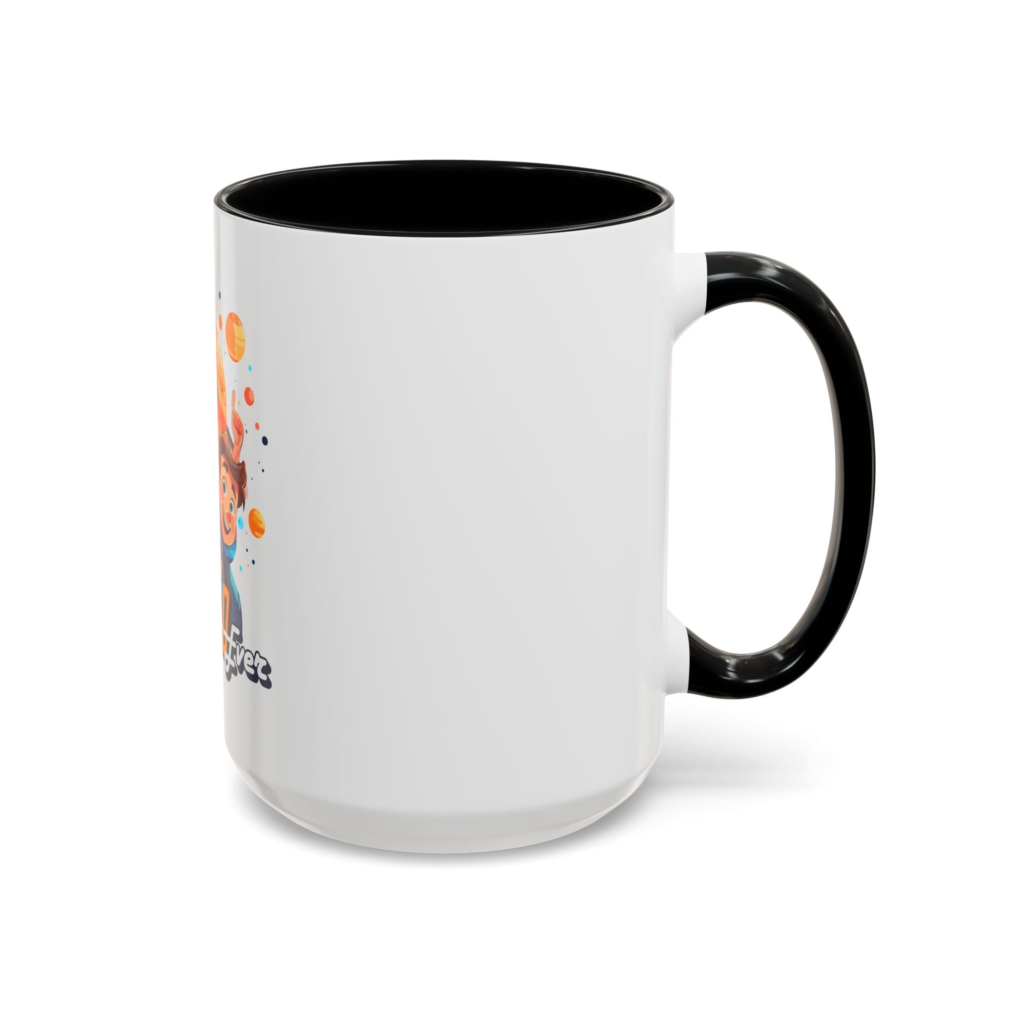 Best Dad Ever Accent Coffee Mug - Fun Gift for Father's Day, Birthday, Coffee Lovers, Home Office, Unique Dad Gifts