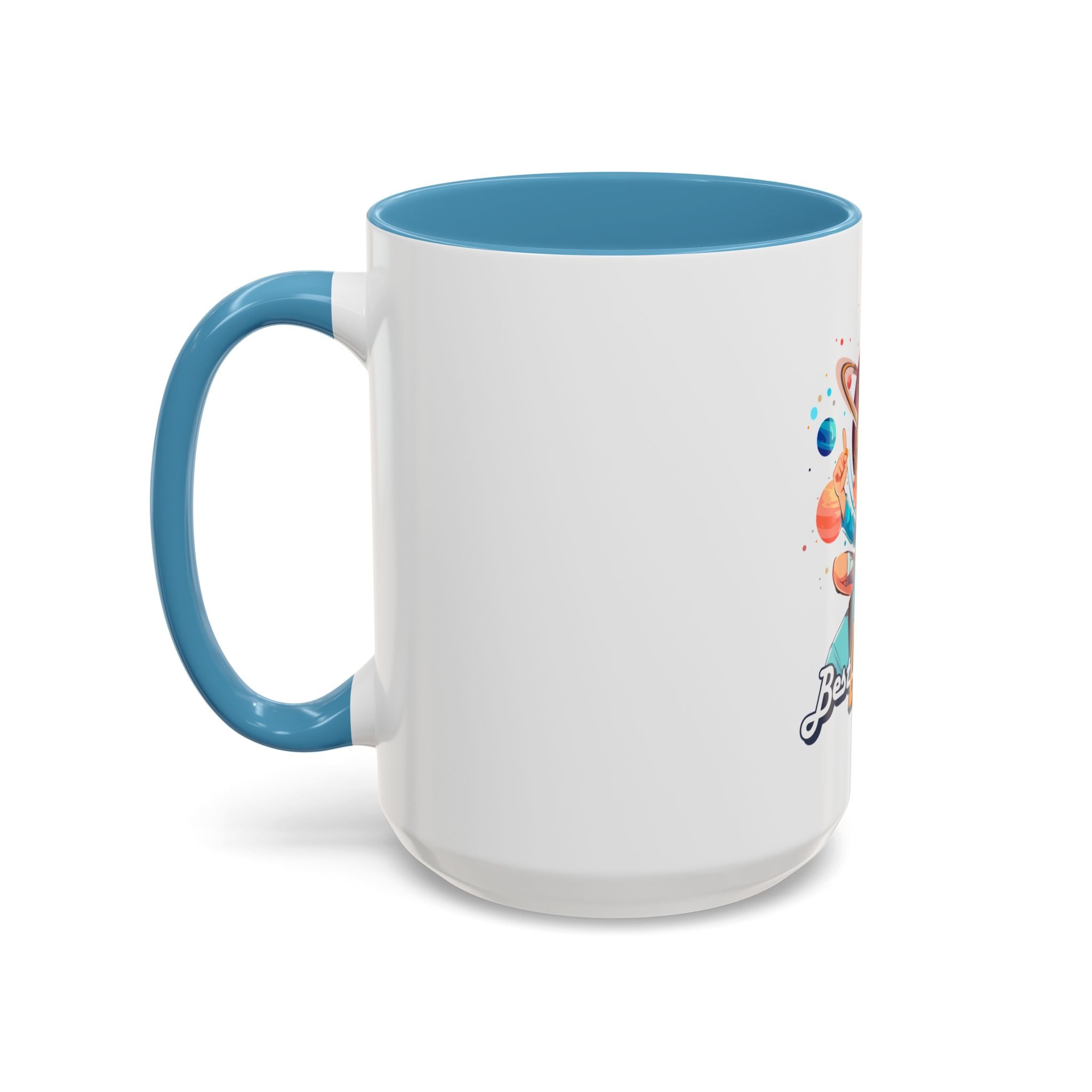 Best Dad Ever Accent Coffee Mug - Fun Gift for Father's Day, Birthday, Coffee Lovers, Home Office, Unique Dad Gifts