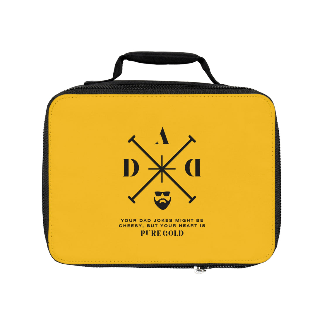 Dad Jokes Lunch Bag - Funny Tote for Work or School, Perfect for Gifts, Picnics, and Family Outings, Keeps Food Fresh, Durable Design