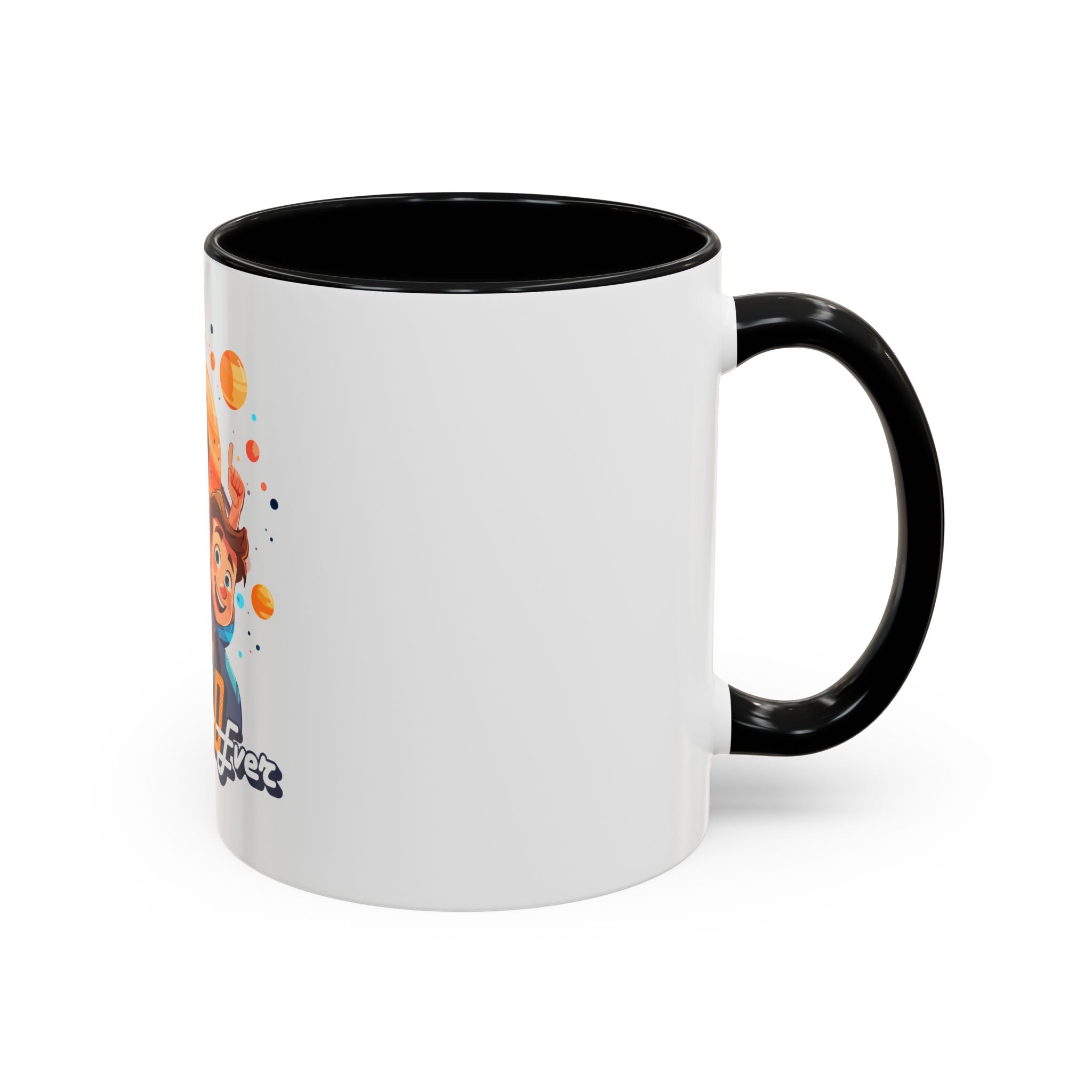 Best Dad Ever Accent Coffee Mug - Fun Gift for Father's Day, Birthday, Coffee Lovers, Home Office, Unique Dad Gifts