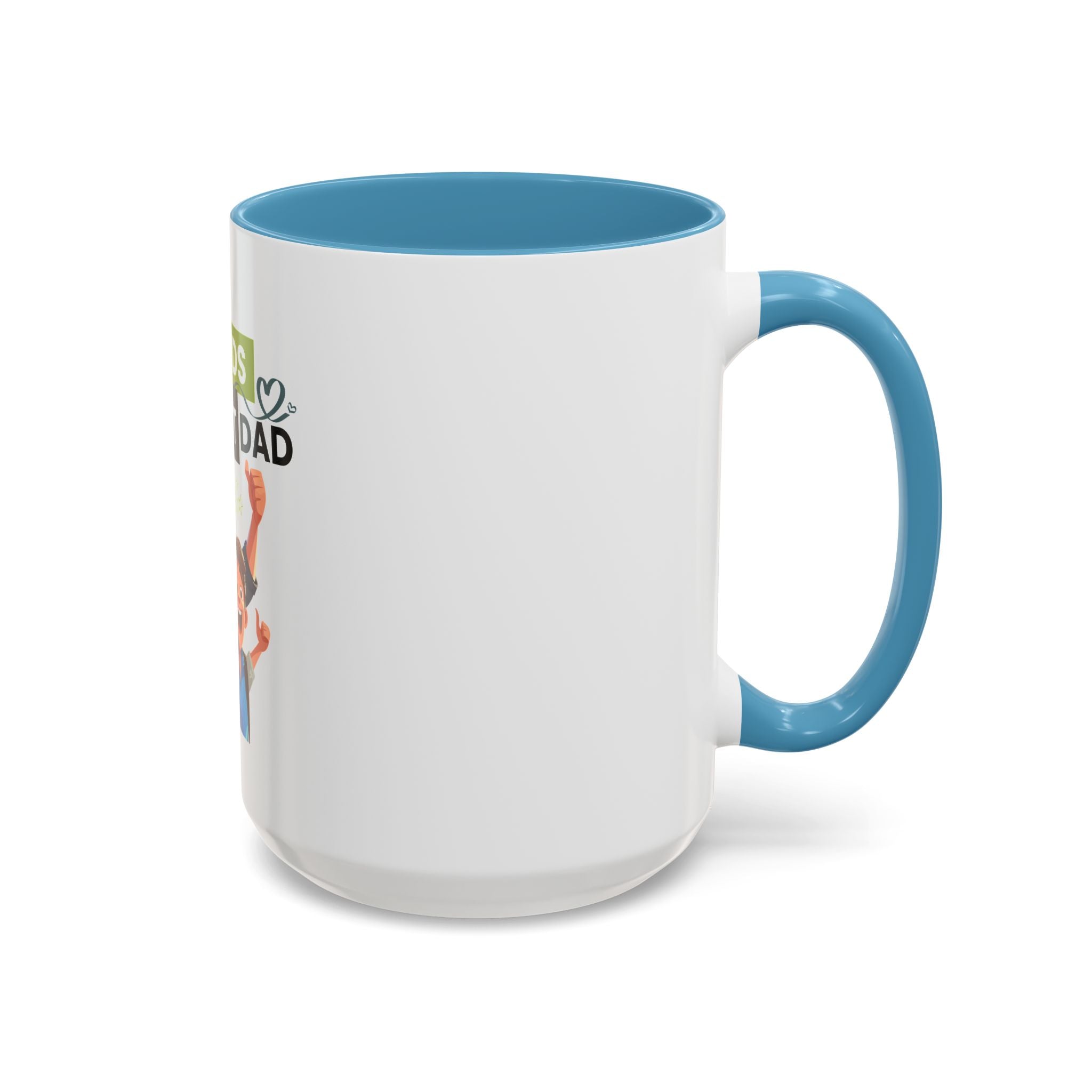 World's Okayest Dad Accent Coffee Mug, Funny Gift for Father's Day, Dad Coffee Cup, Family Gift, Dad's Birthday Mug