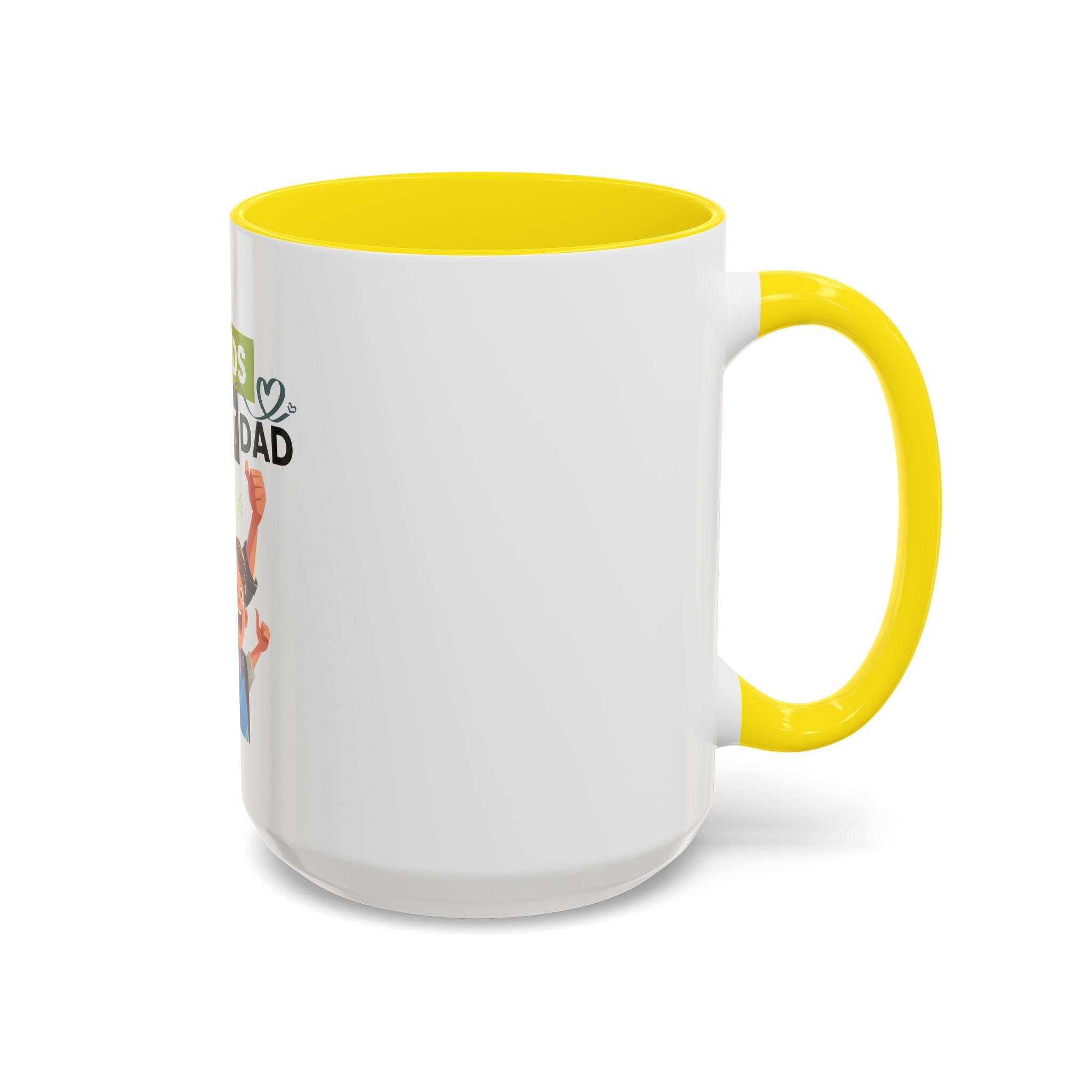 World's Okayest Dad Accent Coffee Mug, Funny Gift for Father's Day, Dad Coffee Cup, Family Gift, Dad's Birthday Mug