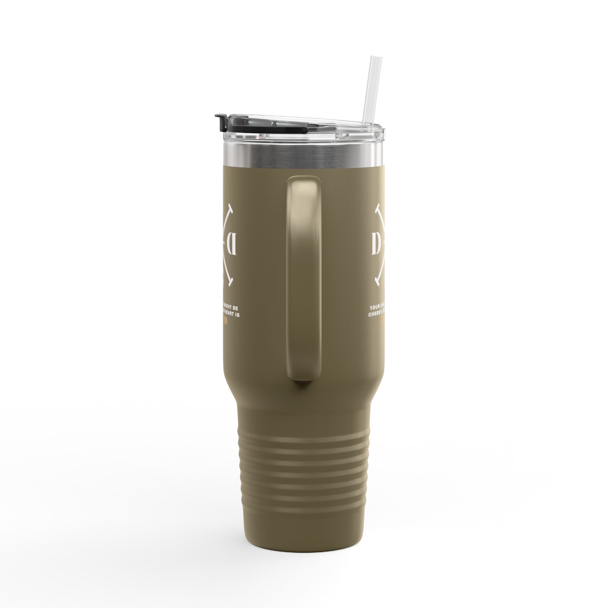 Insulated Travel Mug | Adventure Ready 40oz Drinkware | Perfect for Camping, Commuting, Gifts for Dad, Personalized Travel Coffee Cup