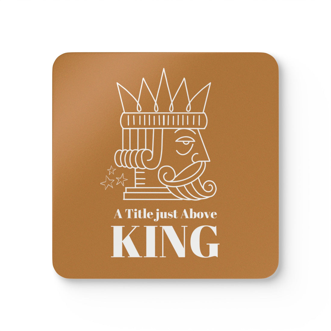 Corkwood Coaster Set - Unique King Coasters for Home Decor, Gift for Him, Housewarming, Party, Kitchen Accessory