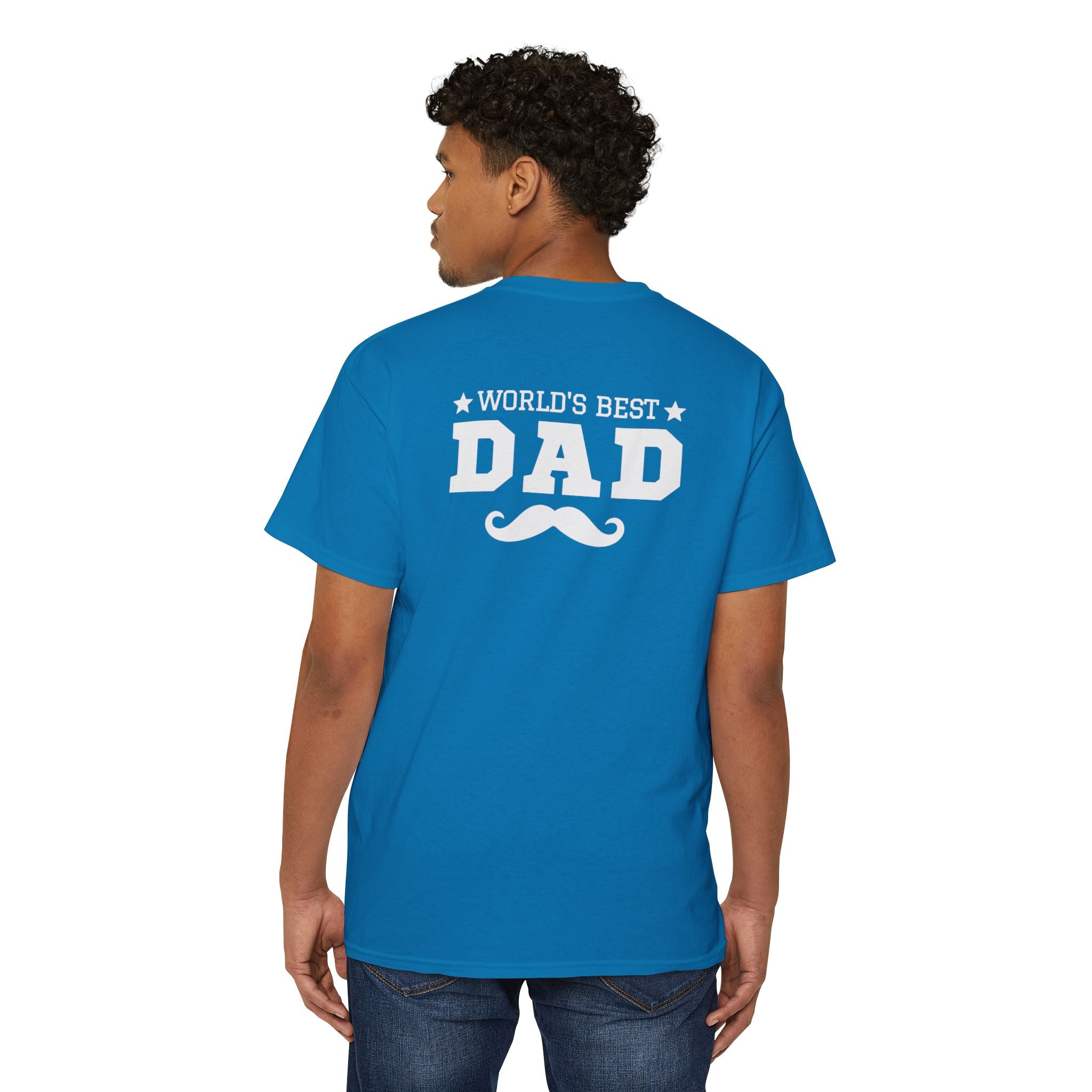 World's Best Dad Pocket Tee, Unisex Cotton Shirt for Father's Day, Casual Gift for Dads, Perfect Dad Apparel, Cool Family Outfit