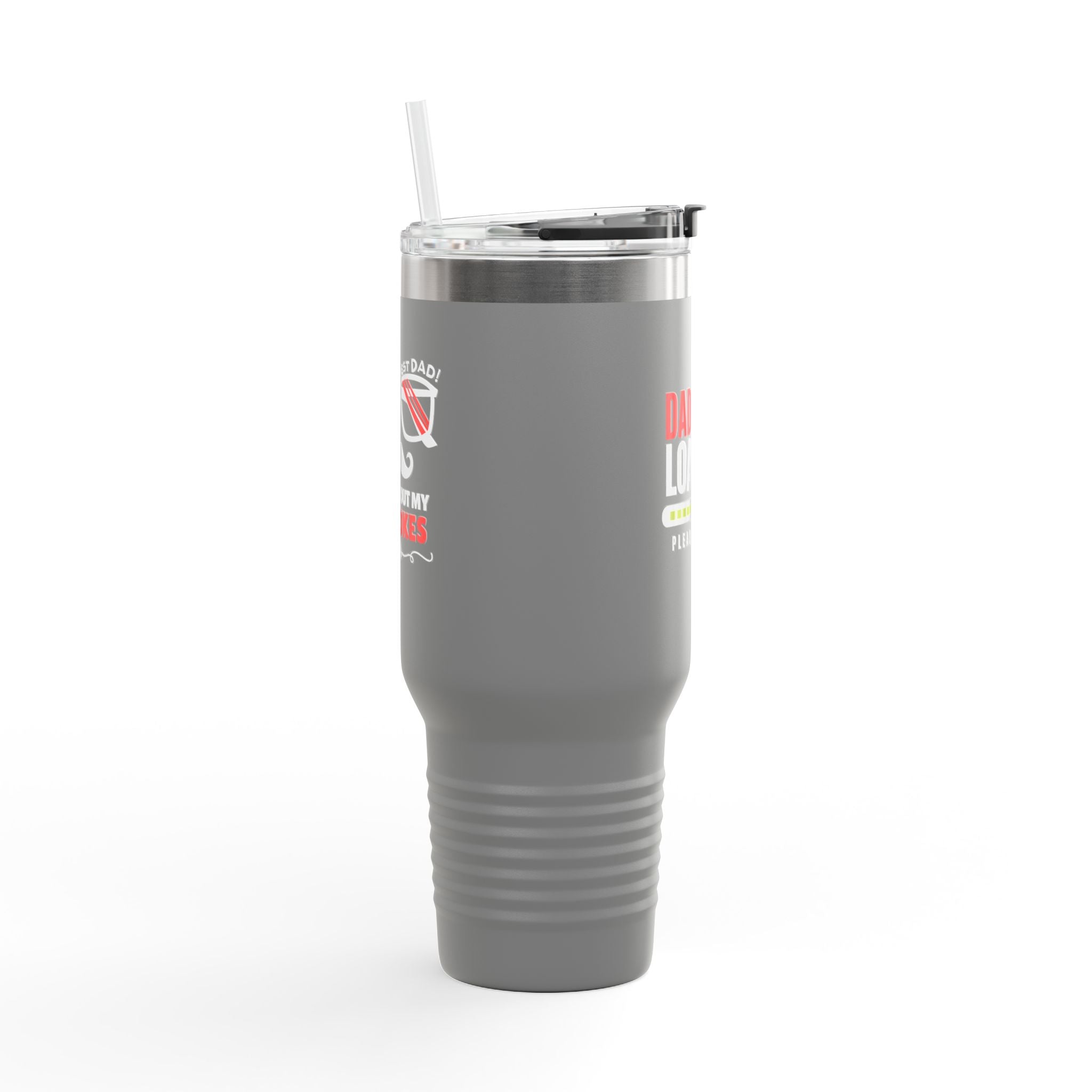 Dad Joke Loading Insulated Travel Mug - Perfect for Gifts, Camping, Road Trips, Coffee Lovers, Funny Dad Mug