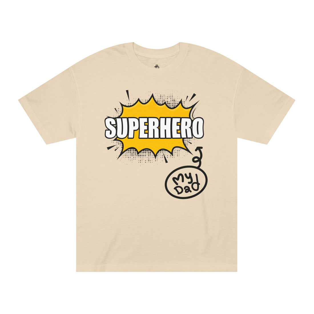 Superhero Dad Unisex Tee, Funny Father's Day Gift, Gift for Dads, Comic Style T-Shirt, Dad's Birthday Gift, Family Casual Wear