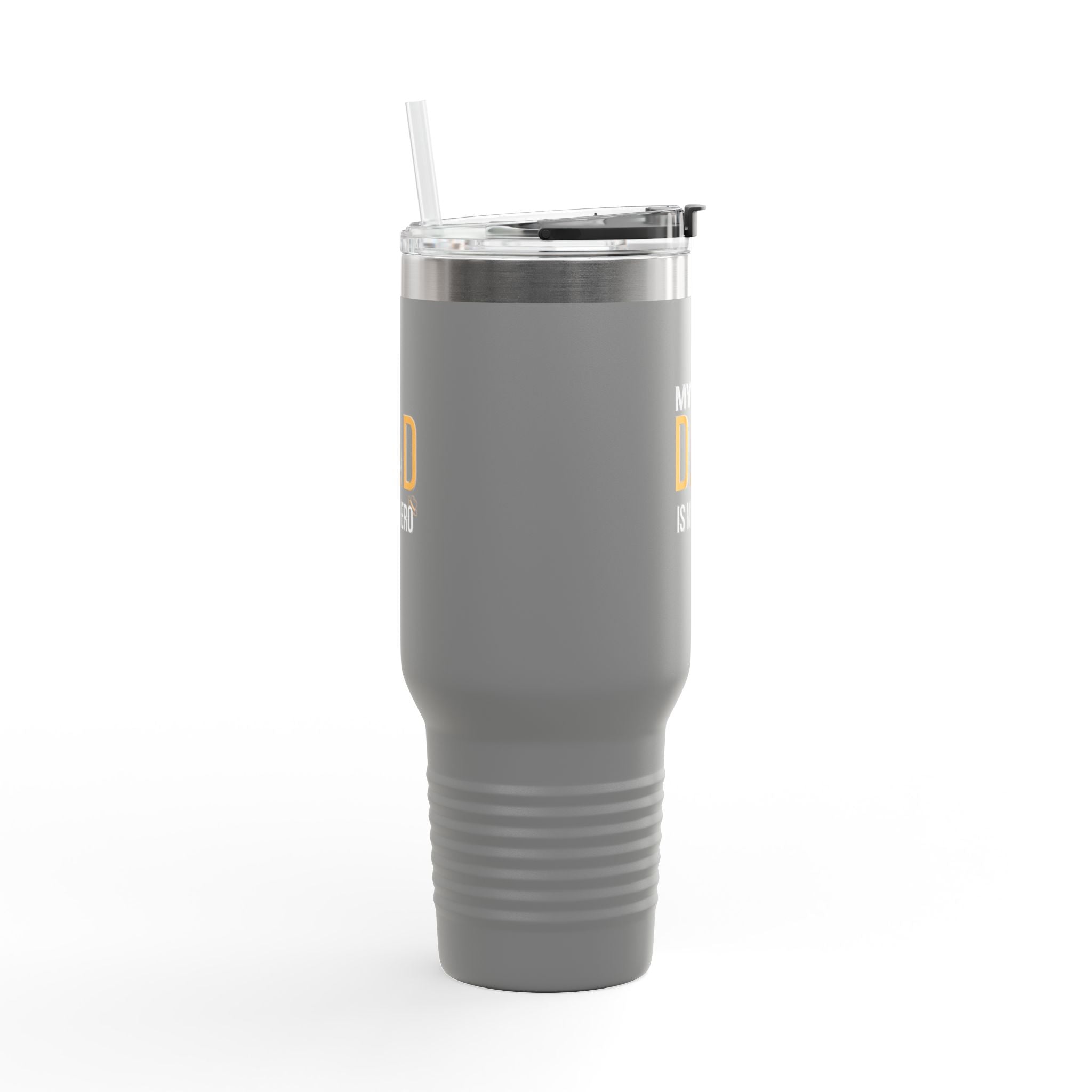Insulated Travel Mug for Dad, 40oz - My Dad is My Hero, Great Gift for Father's Day, Birthday, or Everyday Use, Durable Drinkware, [...]