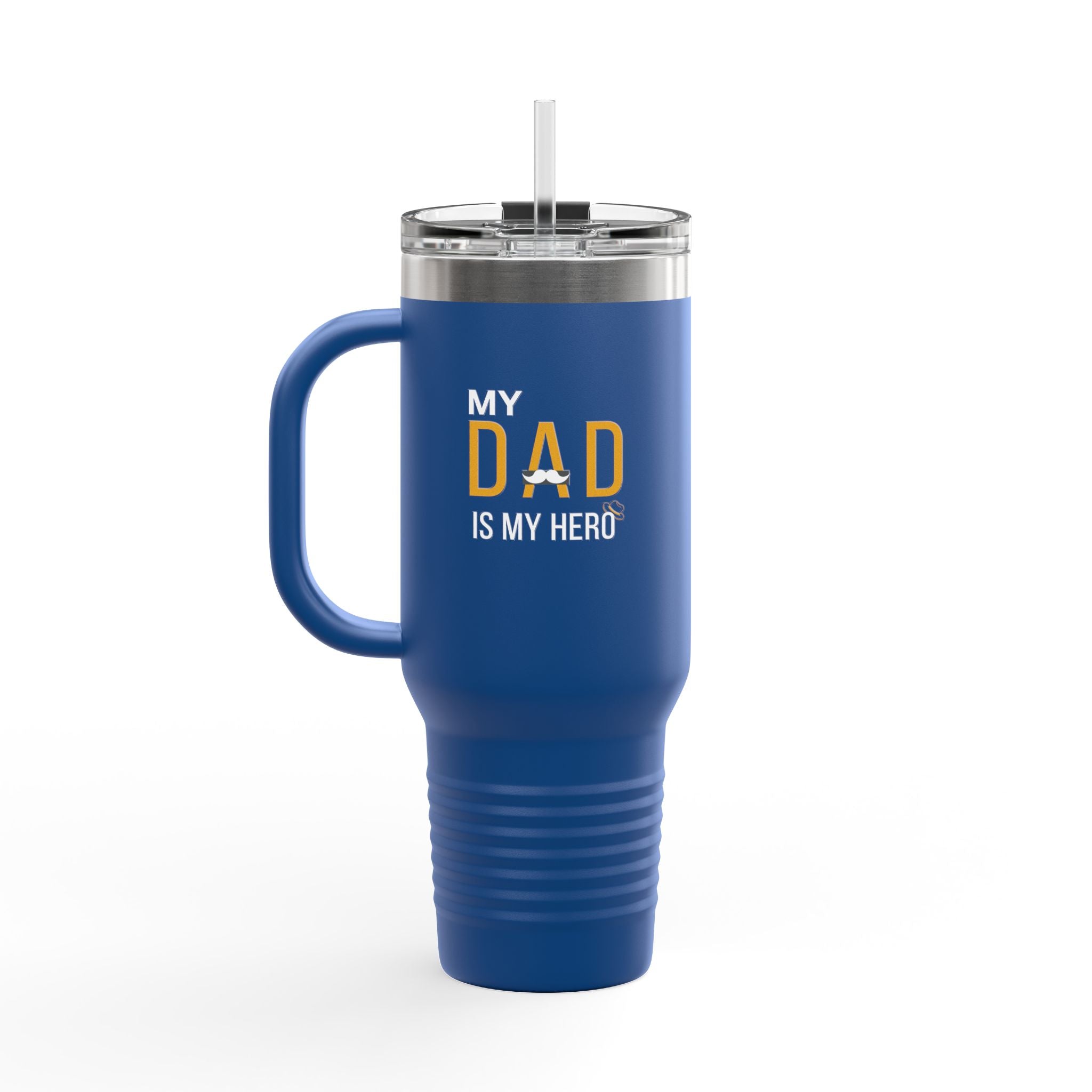 Insulated Travel Mug for Dad, 40oz - My Dad is My Hero, Great Gift for Father's Day, Birthday, or Everyday Use, Durable Drinkware, [...]