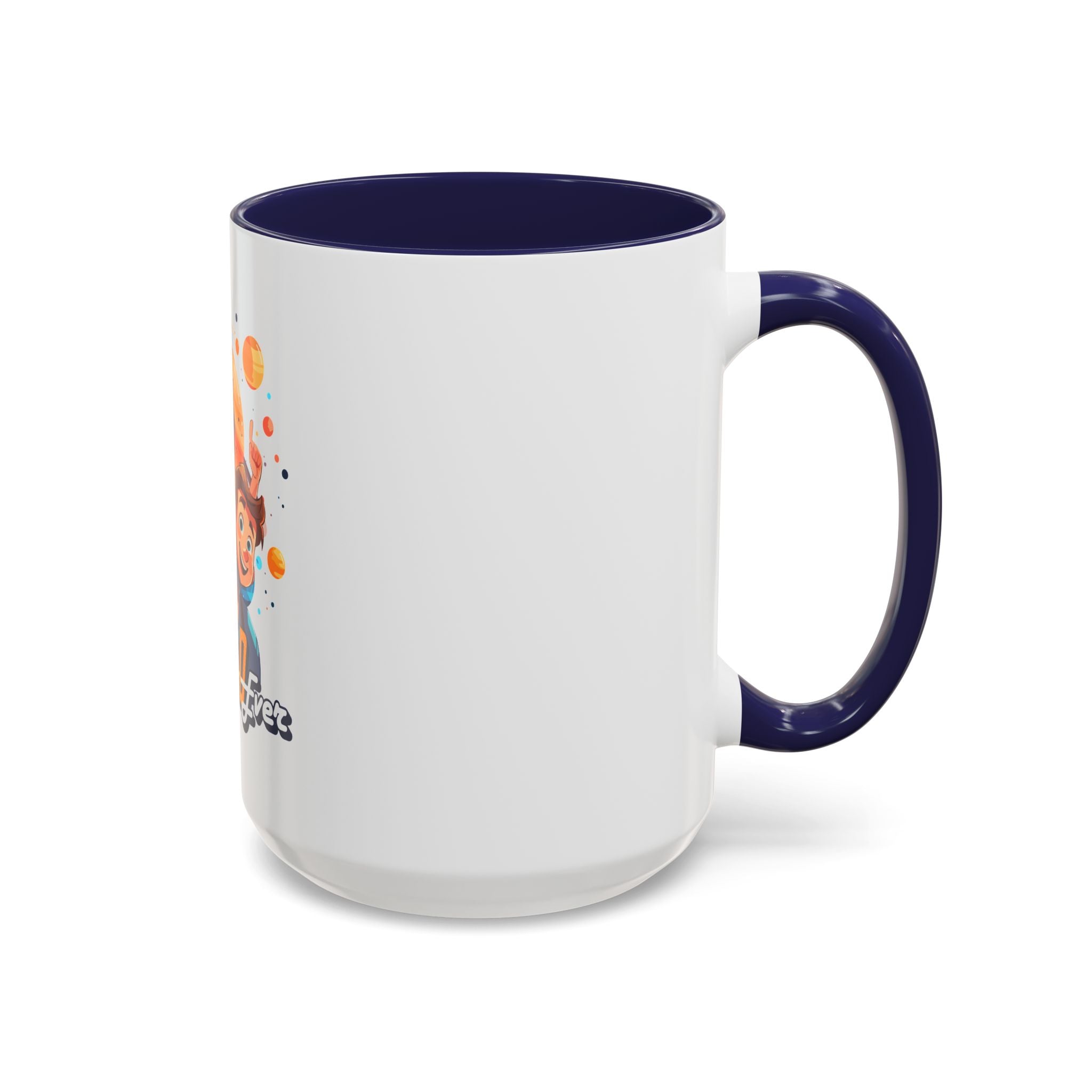Best Dad Ever Accent Coffee Mug - Fun Gift for Father's Day, Birthday, Coffee Lovers, Home Office, Unique Dad Gifts