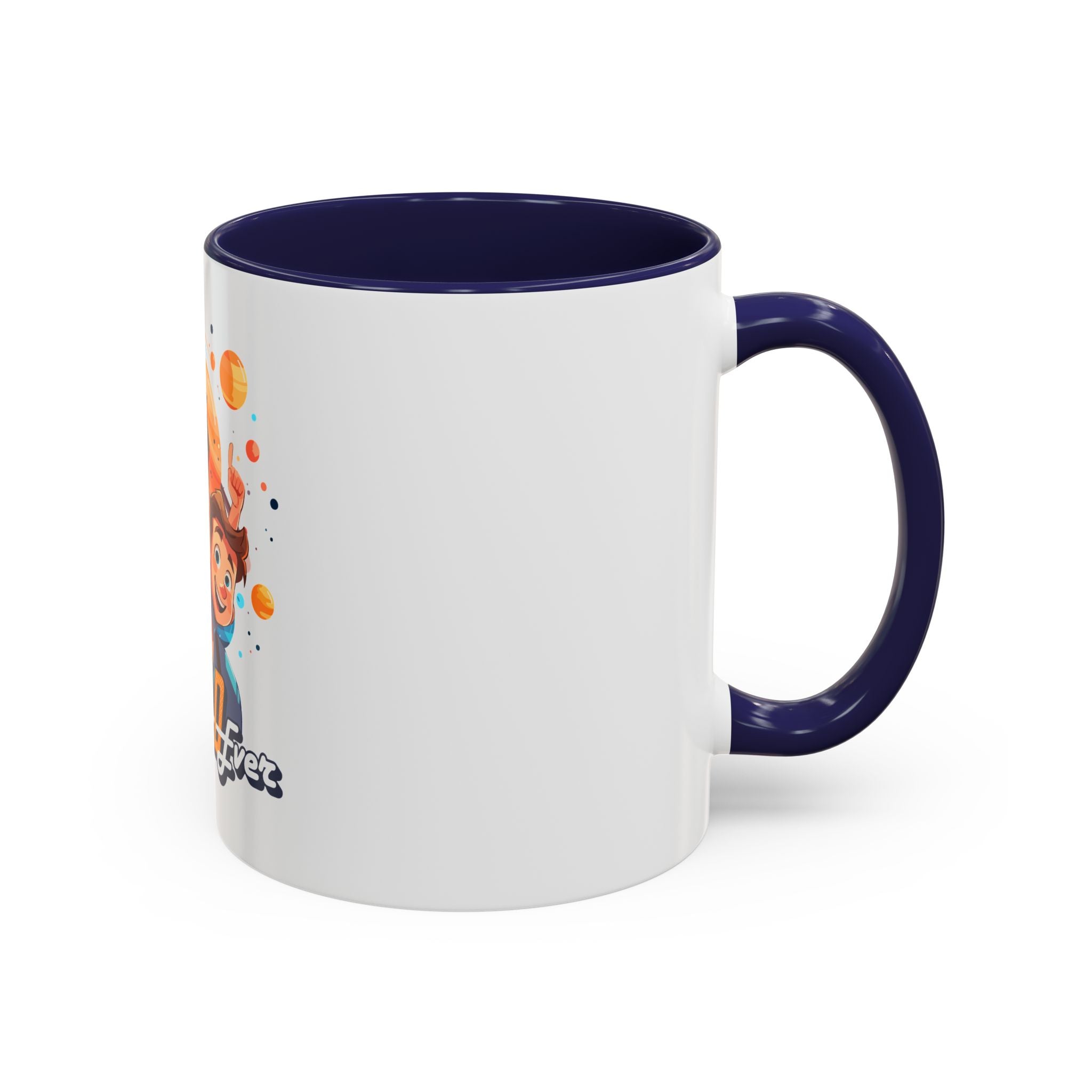 Best Dad Ever Accent Coffee Mug - Fun Gift for Father's Day, Birthday, Coffee Lovers, Home Office, Unique Dad Gifts