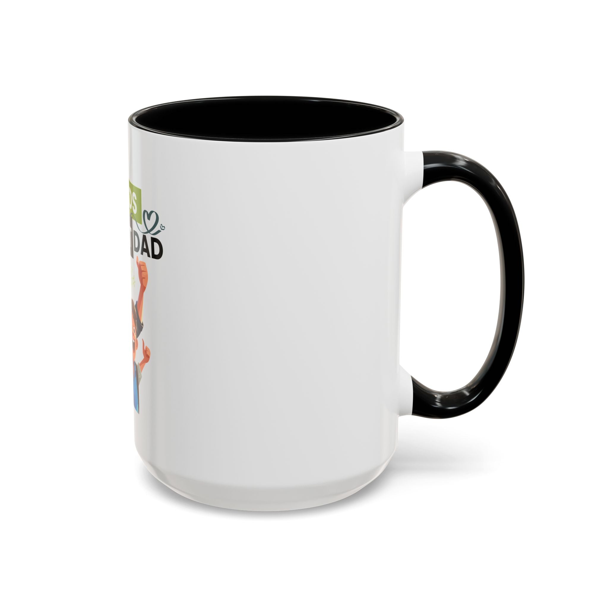 World's Okayest Dad Accent Coffee Mug, Funny Gift for Father's Day, Dad Coffee Cup, Family Gift, Dad's Birthday Mug