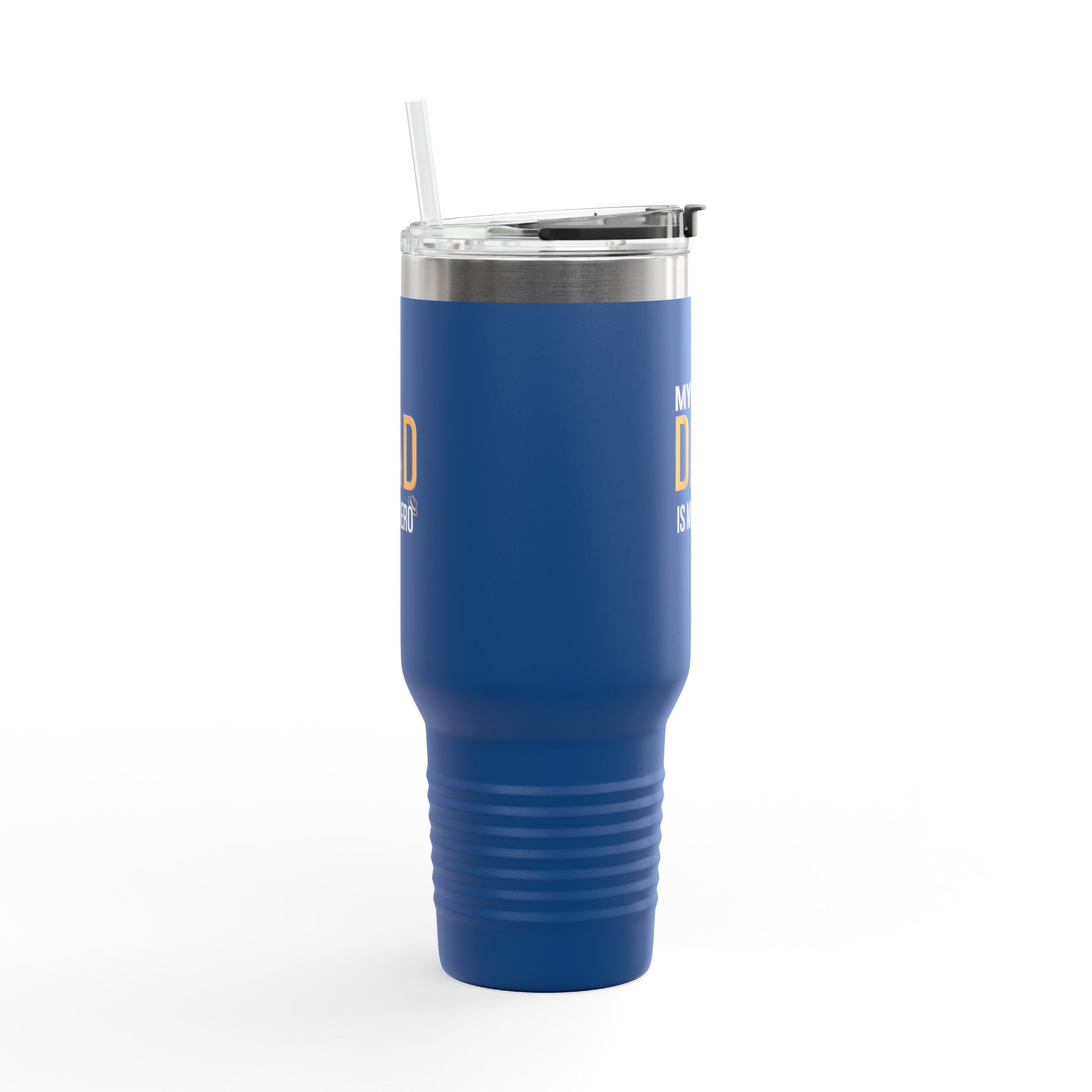 Insulated Travel Mug for Dad, 40oz - My Dad is My Hero, Great Gift for Father's Day, Birthday, or Everyday Use, Durable Drinkware, [...]