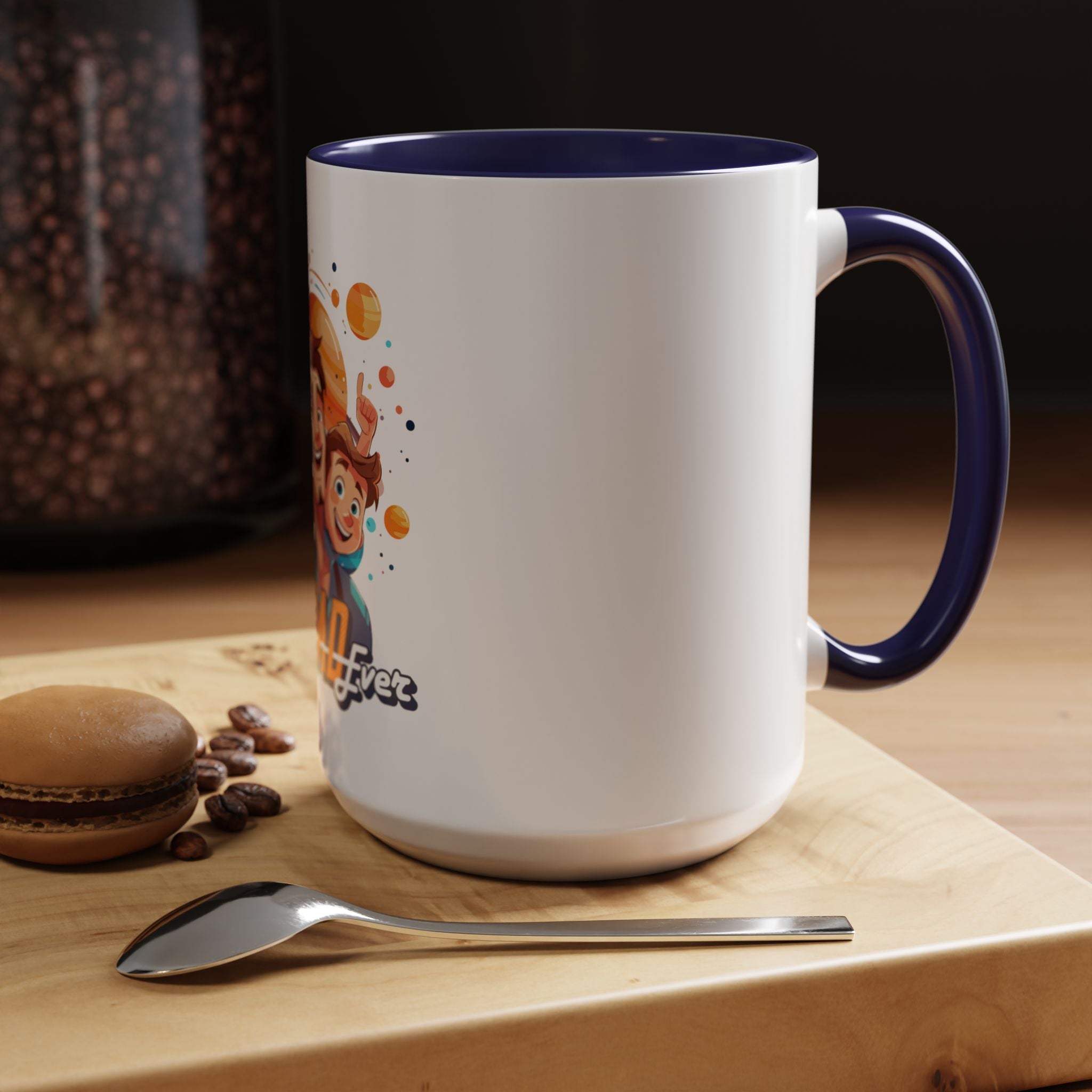 Best Dad Ever Accent Coffee Mug - Fun Gift for Father's Day, Birthday, Coffee Lovers, Home Office, Unique Dad Gifts