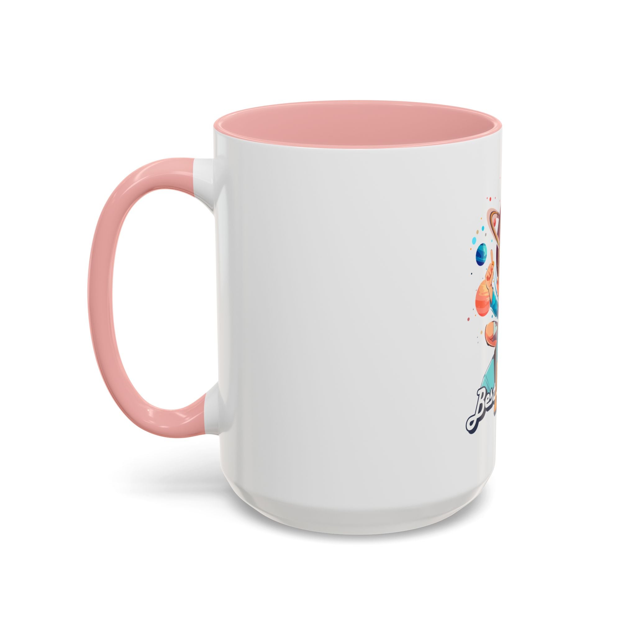 Best Dad Ever Accent Coffee Mug - Fun Gift for Father's Day, Birthday, Coffee Lovers, Home Office, Unique Dad Gifts