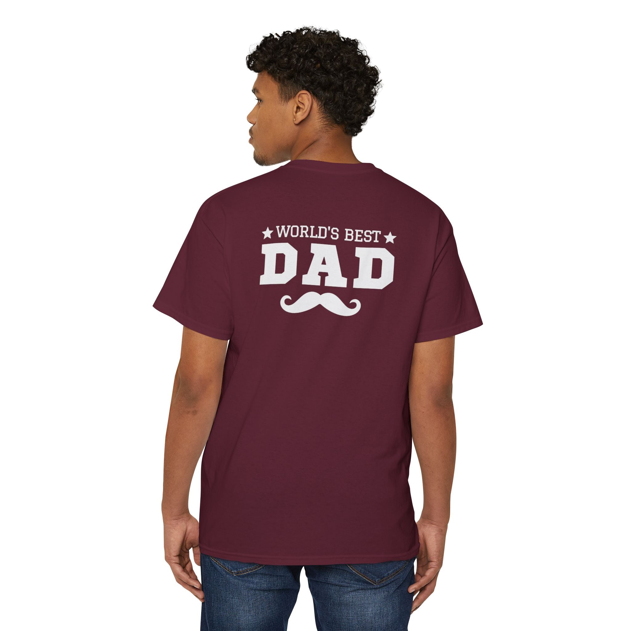 World's Best Dad Pocket Tee, Unisex Cotton Shirt for Father's Day, Casual Gift for Dads, Perfect Dad Apparel, Cool Family Outfit