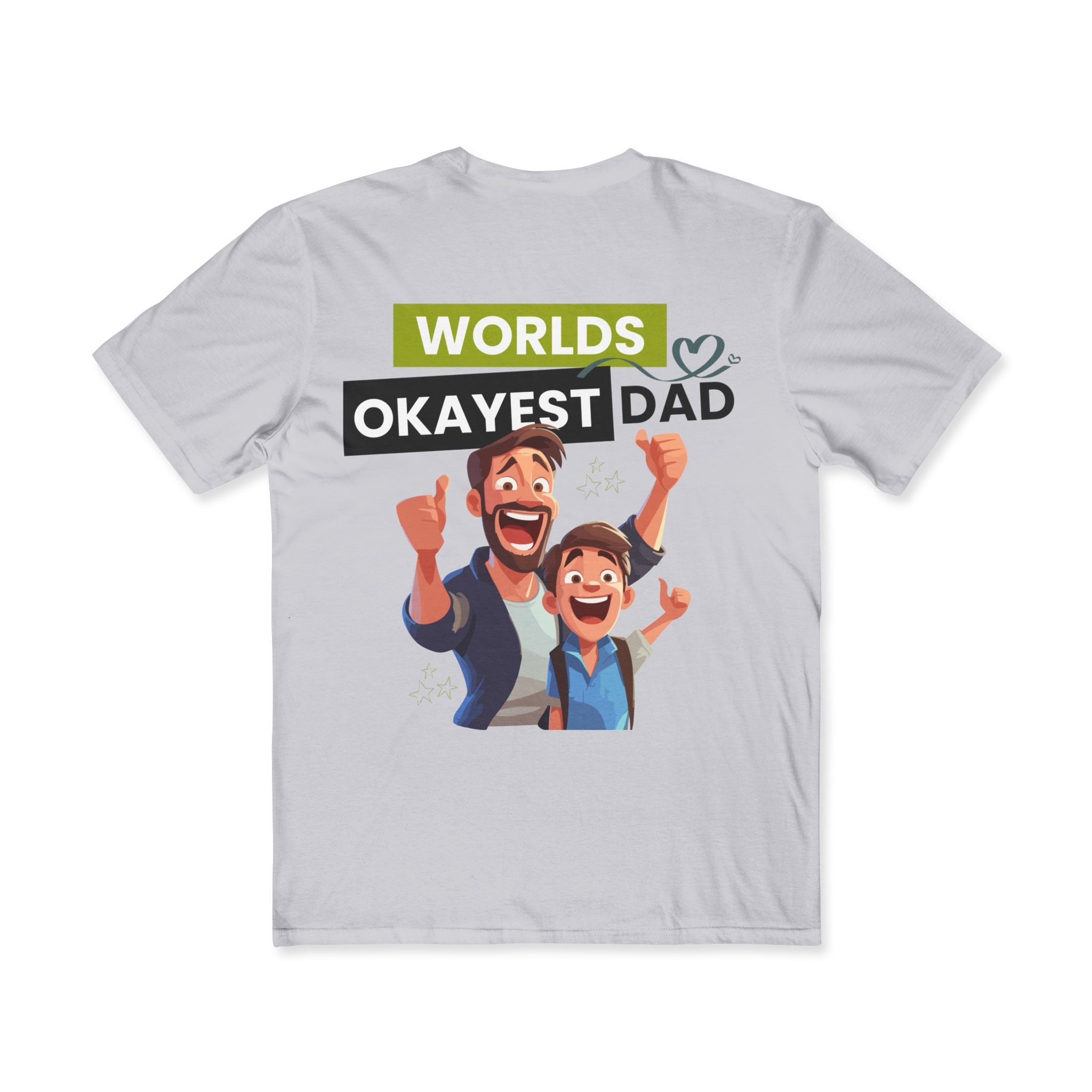 World's Okayest Dad Tee, Father's Day Gift, Funny Dad Shirt, Gift for Dad, Dad Humor Apparel