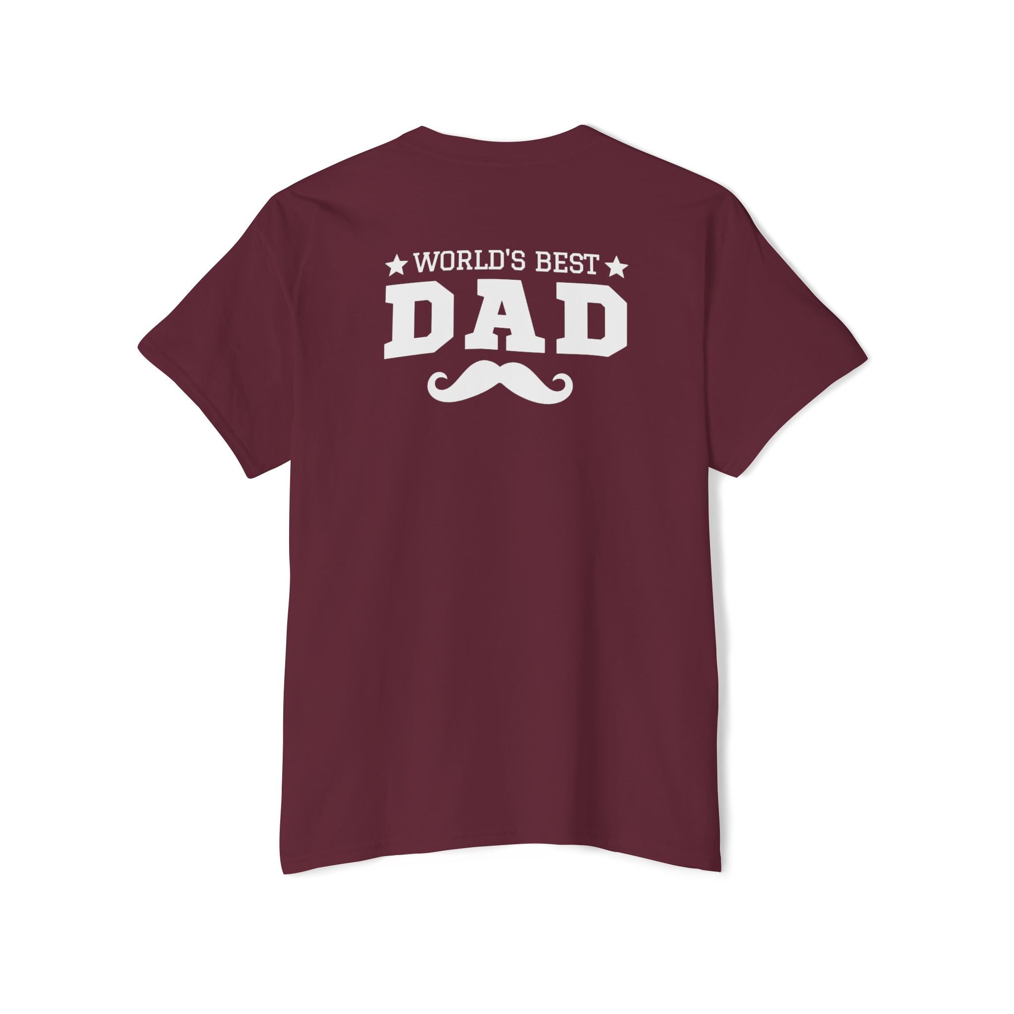 World's Best Dad Pocket Tee, Unisex Cotton Shirt for Father's Day, Casual Gift for Dads, Perfect Dad Apparel, Cool Family Outfit