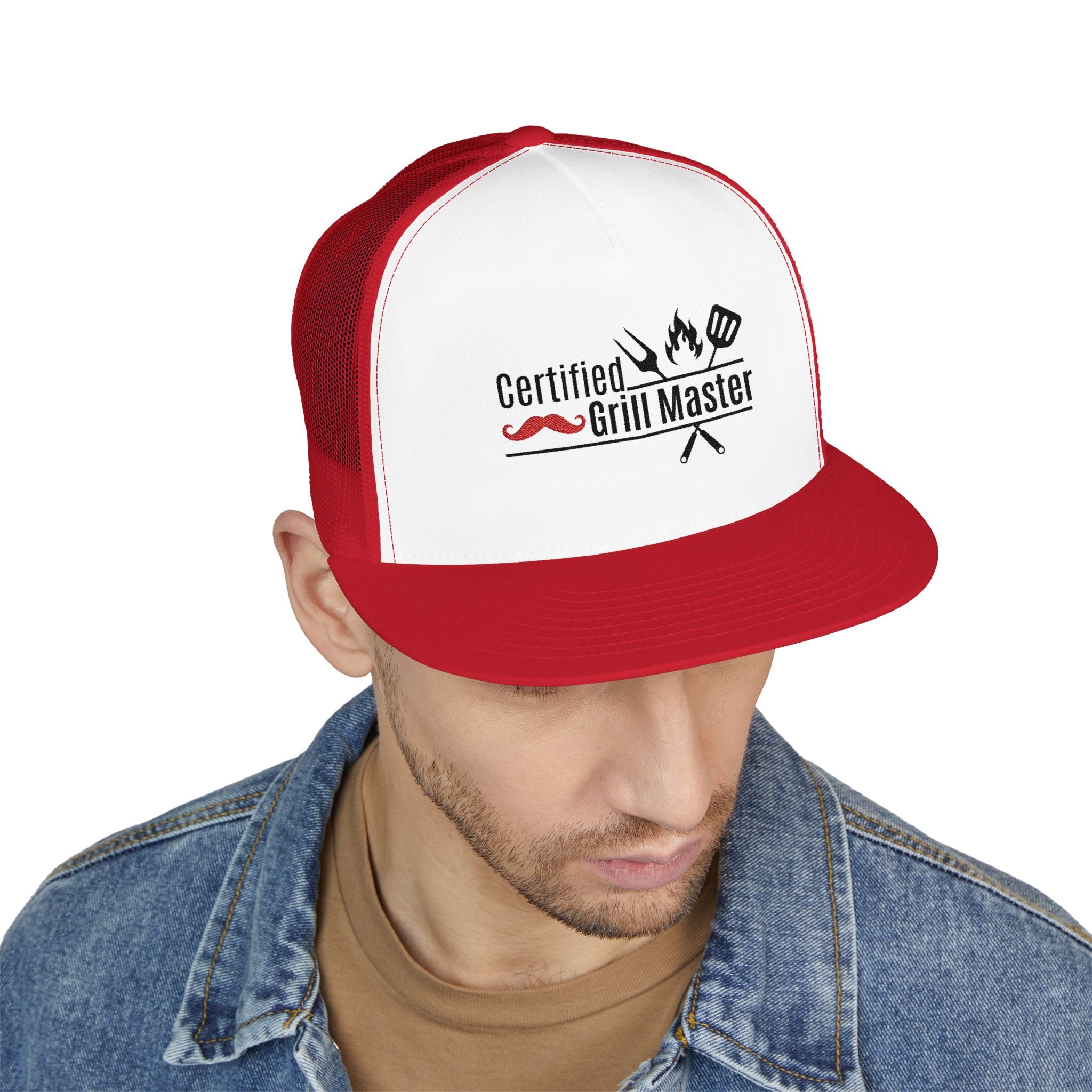 Certified Grill Master Trucker Cap | Perfect for BBQs, Father's Day, Bartenders, Outdoor Events | Gift for Grill Enthusiasts, Foodies