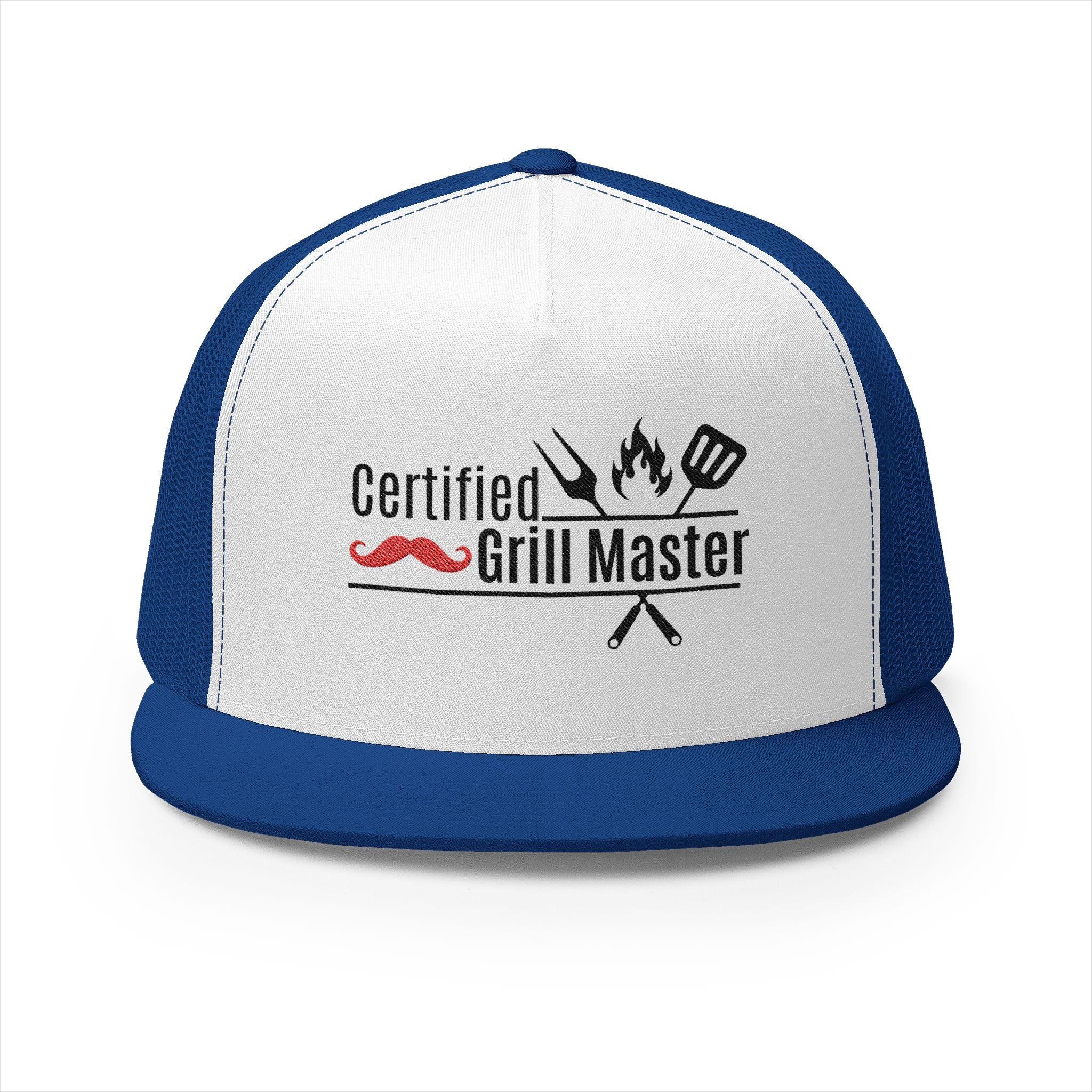 Certified Grill Master Trucker Cap | Perfect for BBQs, Father's Day, Bartenders, Outdoor Events | Gift for Grill Enthusiasts, Foodies