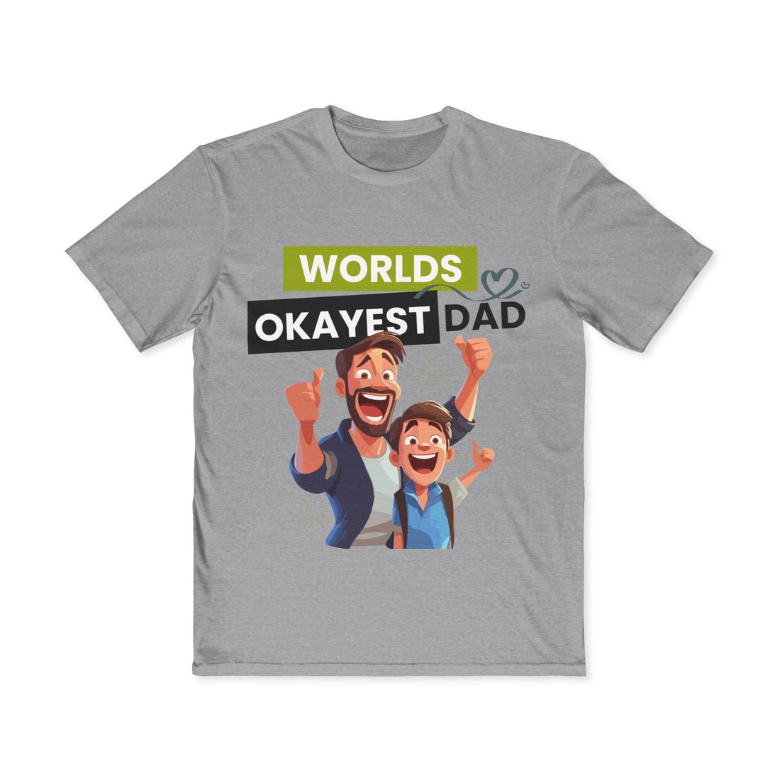 World's Okayest Dad Tee, Father's Day Gift, Funny Dad Shirt, Gift for Dad, Dad Humor Apparel