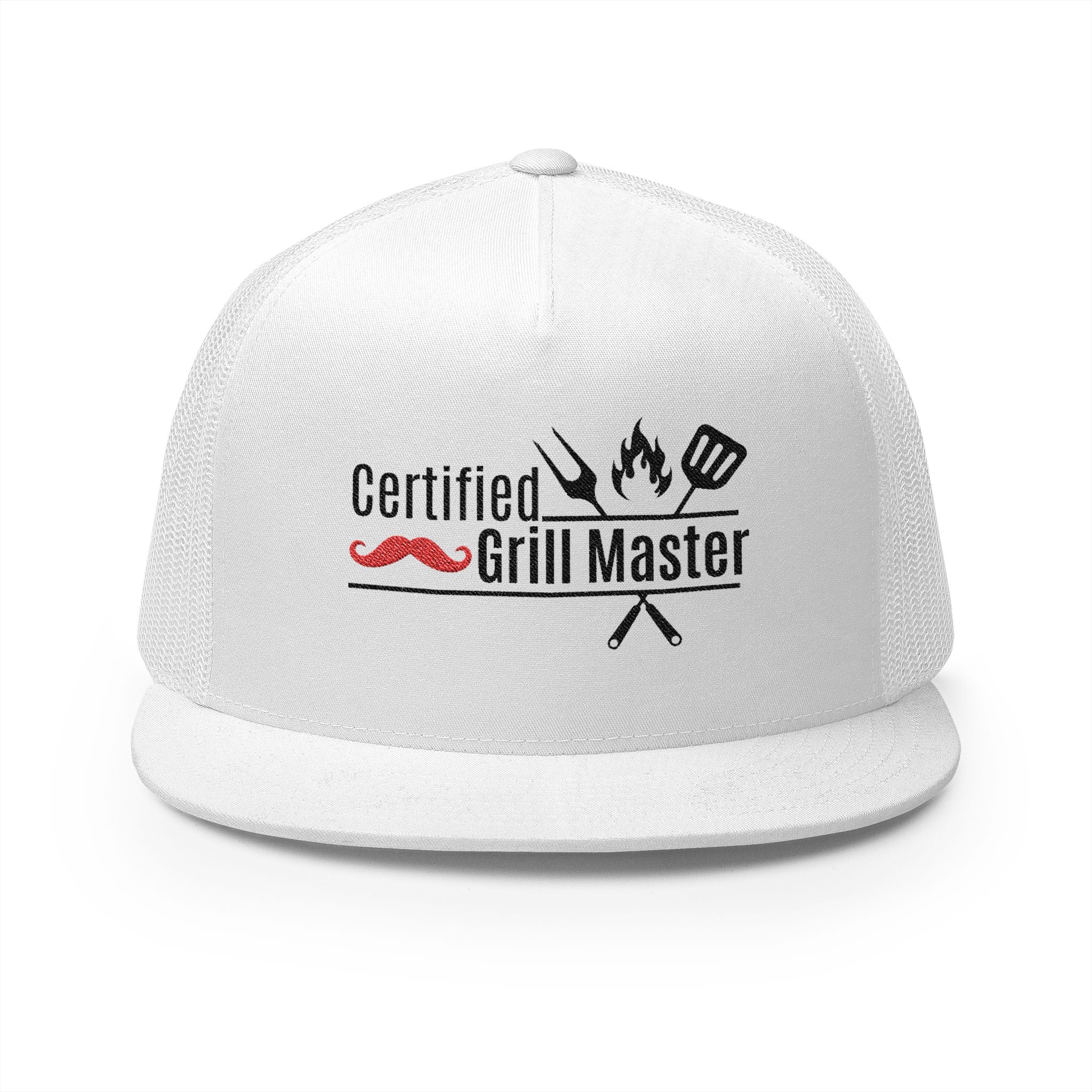 Certified Grill Master Trucker Cap | Perfect for BBQs, Father's Day, Bartenders, Outdoor Events | Gift for Grill Enthusiasts, Foodies